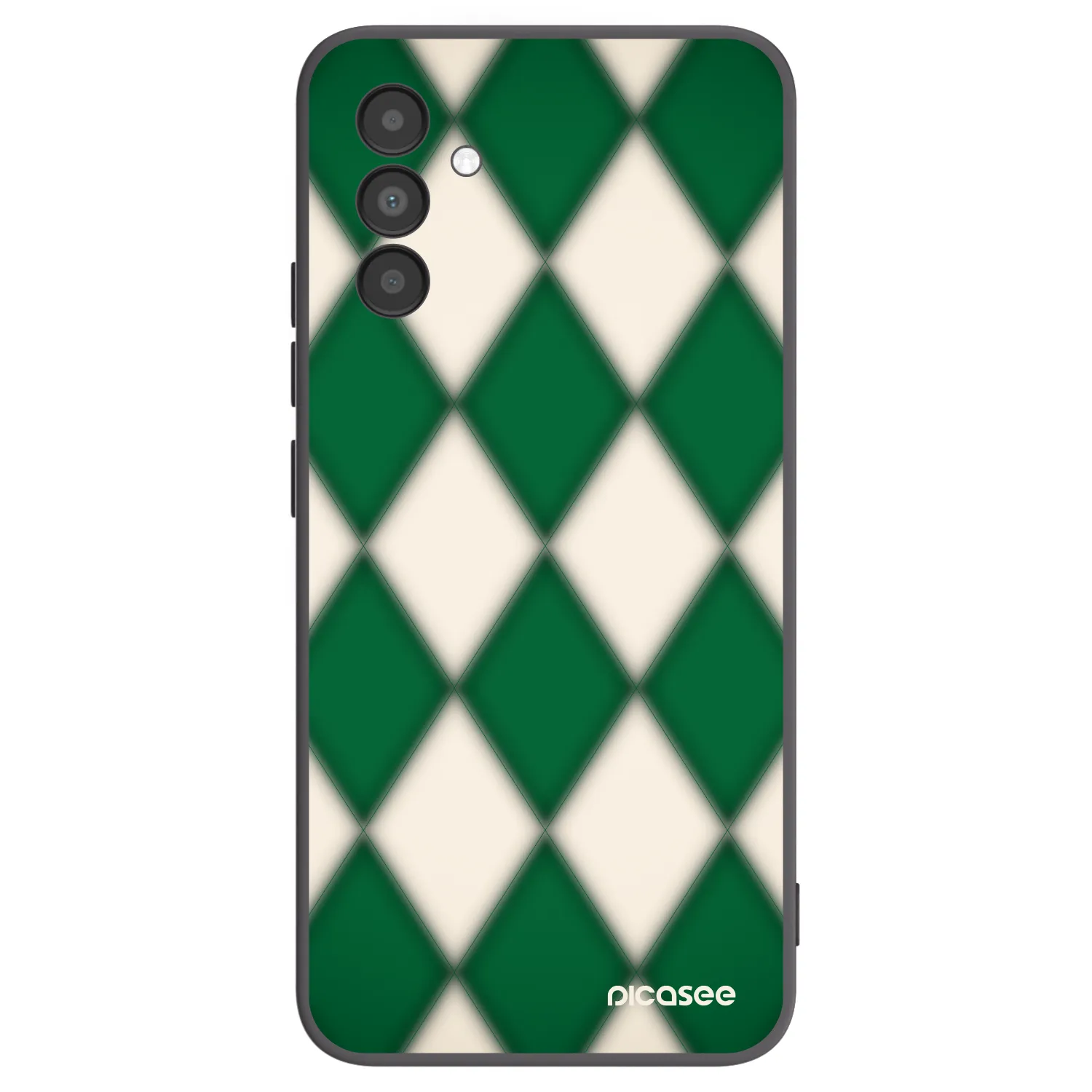 Picasee Μαύρη θήκη σιλικόνης για Samsung Galaxy A04s A047F - Emerald Diamond