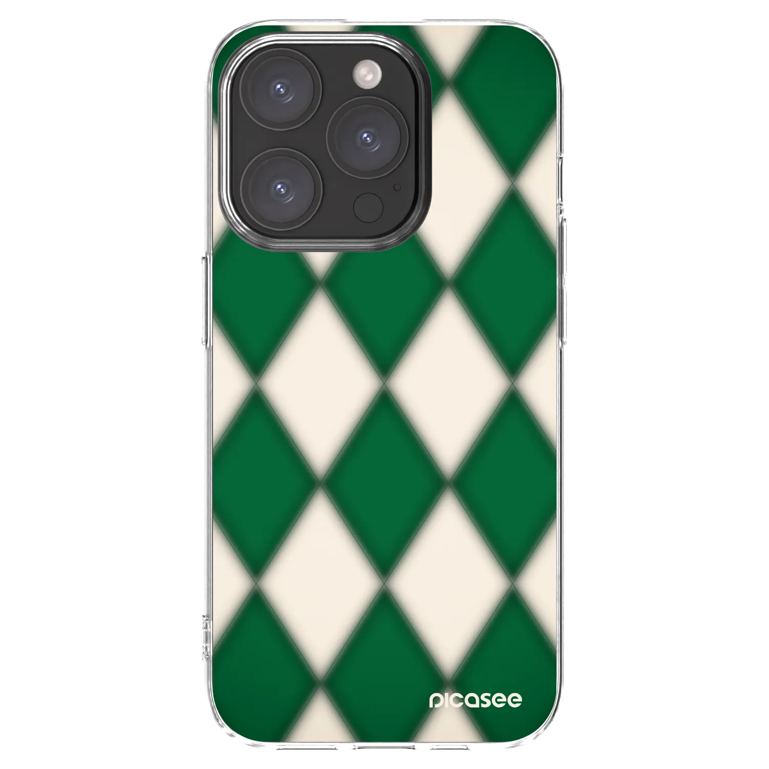 Picasee διαφανής θήκη σιλικόνης Apple iPhone 15 Pro - Emerald Diamond