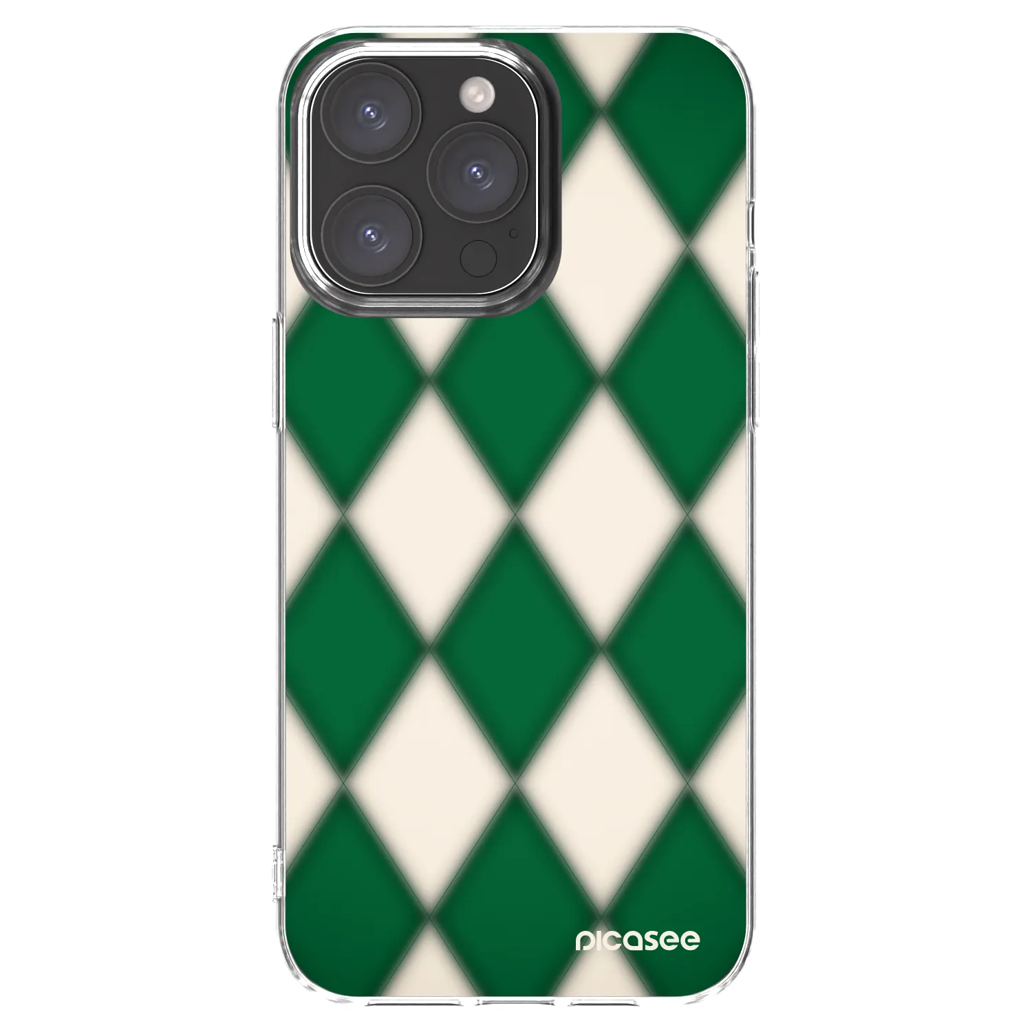 Picasee διαφανής θήκη σιλικόνης Apple iPhone 15 Pro Max - Emerald Diamond
