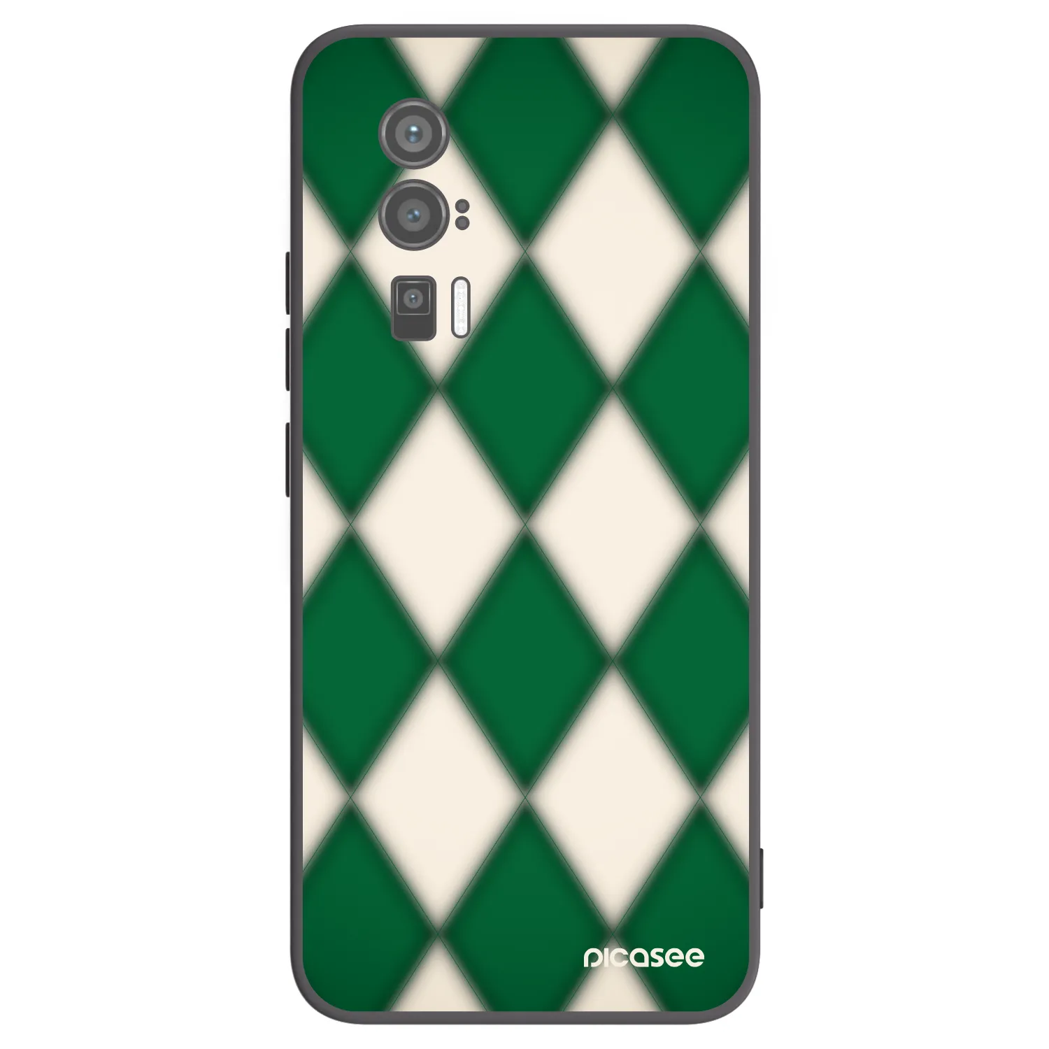 Picasee Μαύρη θήκη σιλικόνης για Xiaomi Poco F5 Pro 5G - Emerald Diamond