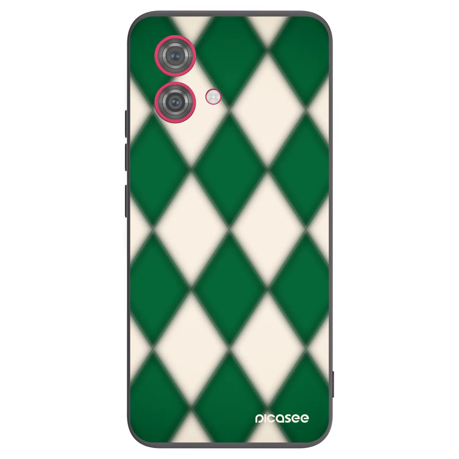 Picasee Μαύρη θήκη σιλικόνης για Motorola Moto G84 5G - Emerald Diamond
