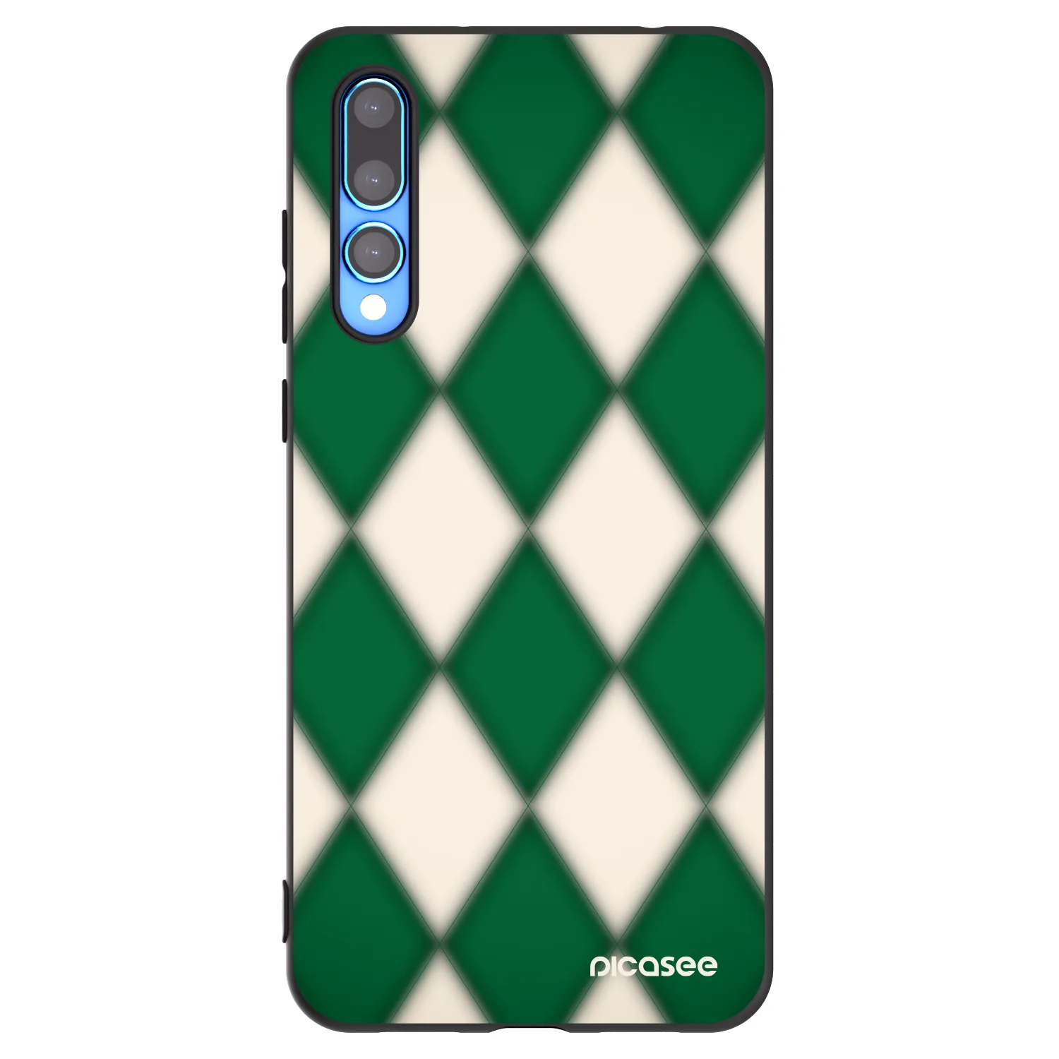 Picasee Μαύρη θήκη σιλικόνης για Huawei P20 Pro - Emerald Diamond