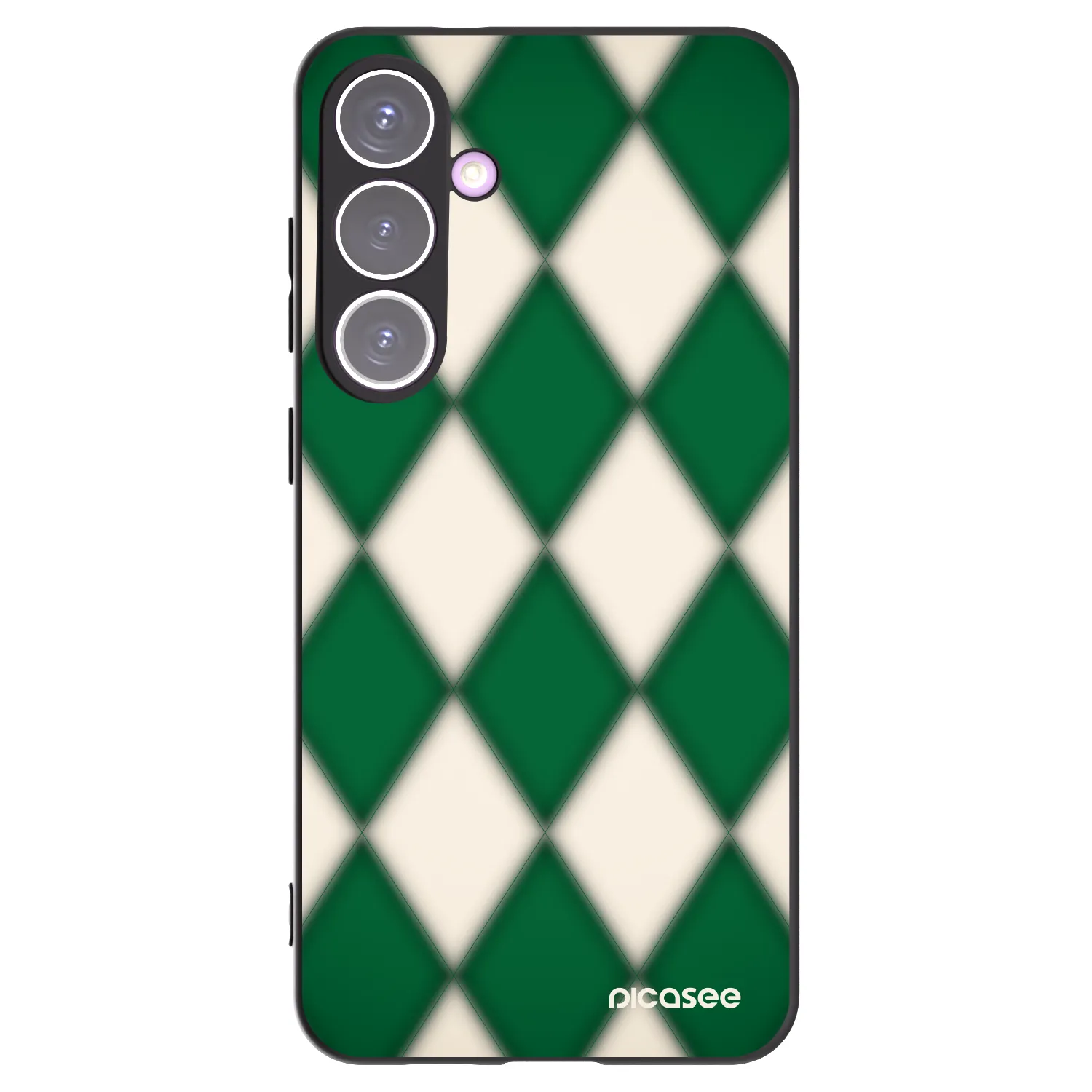 Picasee Μαύρη θήκη σιλικόνης για Samsung Galaxy S24+ S926B 5G - Emerald Diamond