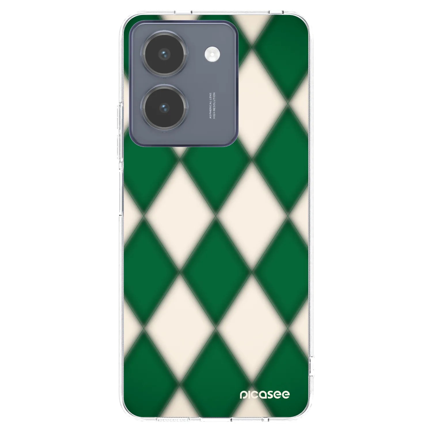 Picasee διαφανής θήκη σιλικόνης Vivo Y36 4G - Emerald Diamond