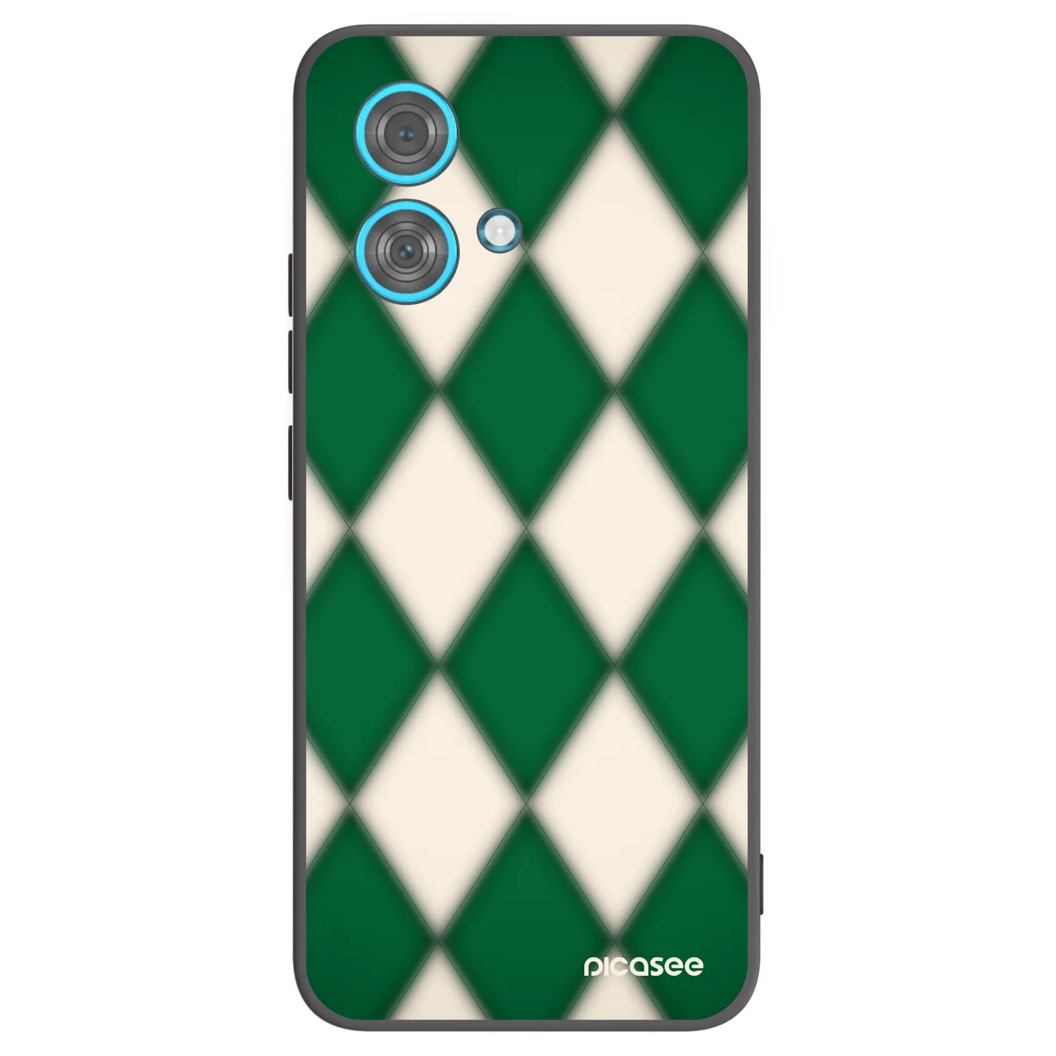Picasee Μαύρη θήκη σιλικόνης για Motorola Edge 40 Neo - Emerald Diamond