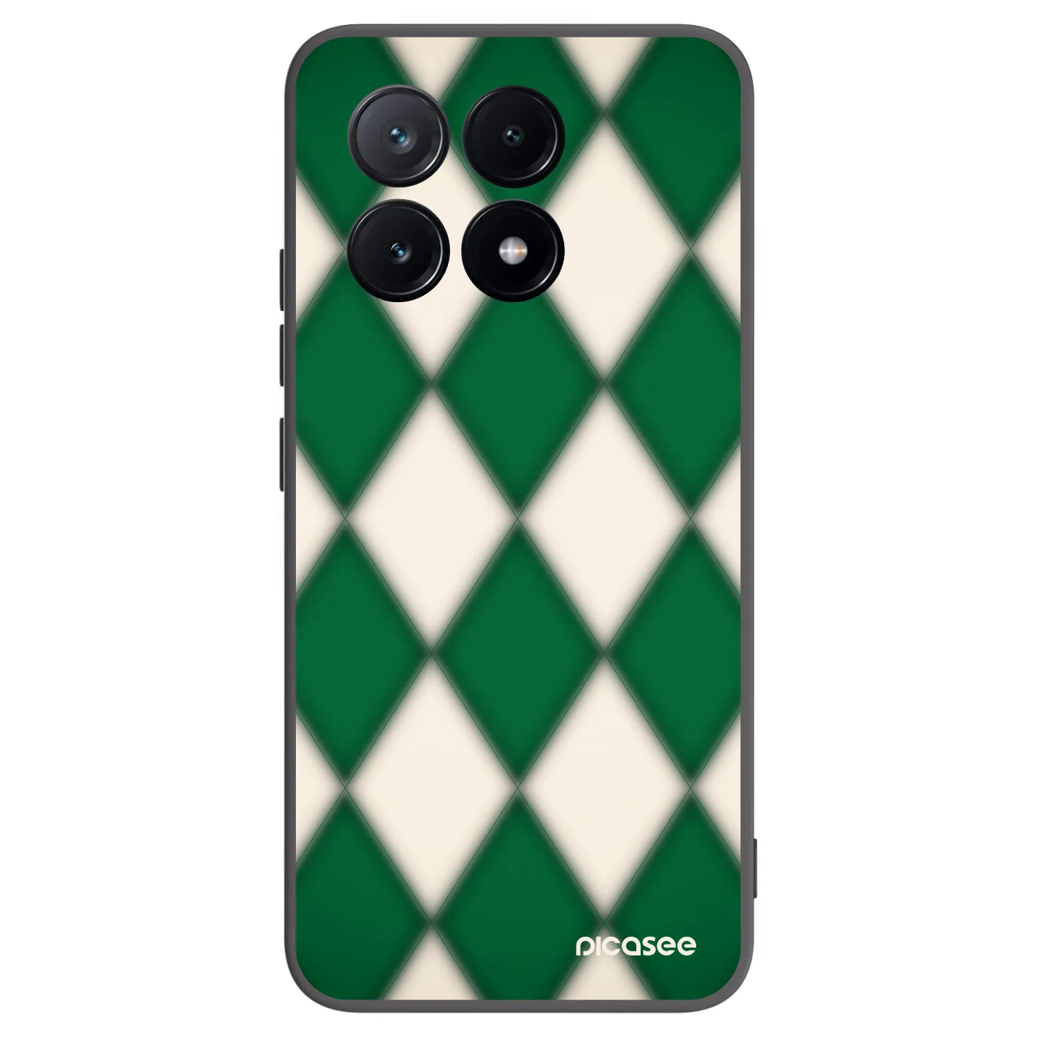 Picasee Μαύρη θήκη σιλικόνης για Xiaomi Poco X6 Pro - Emerald Diamond