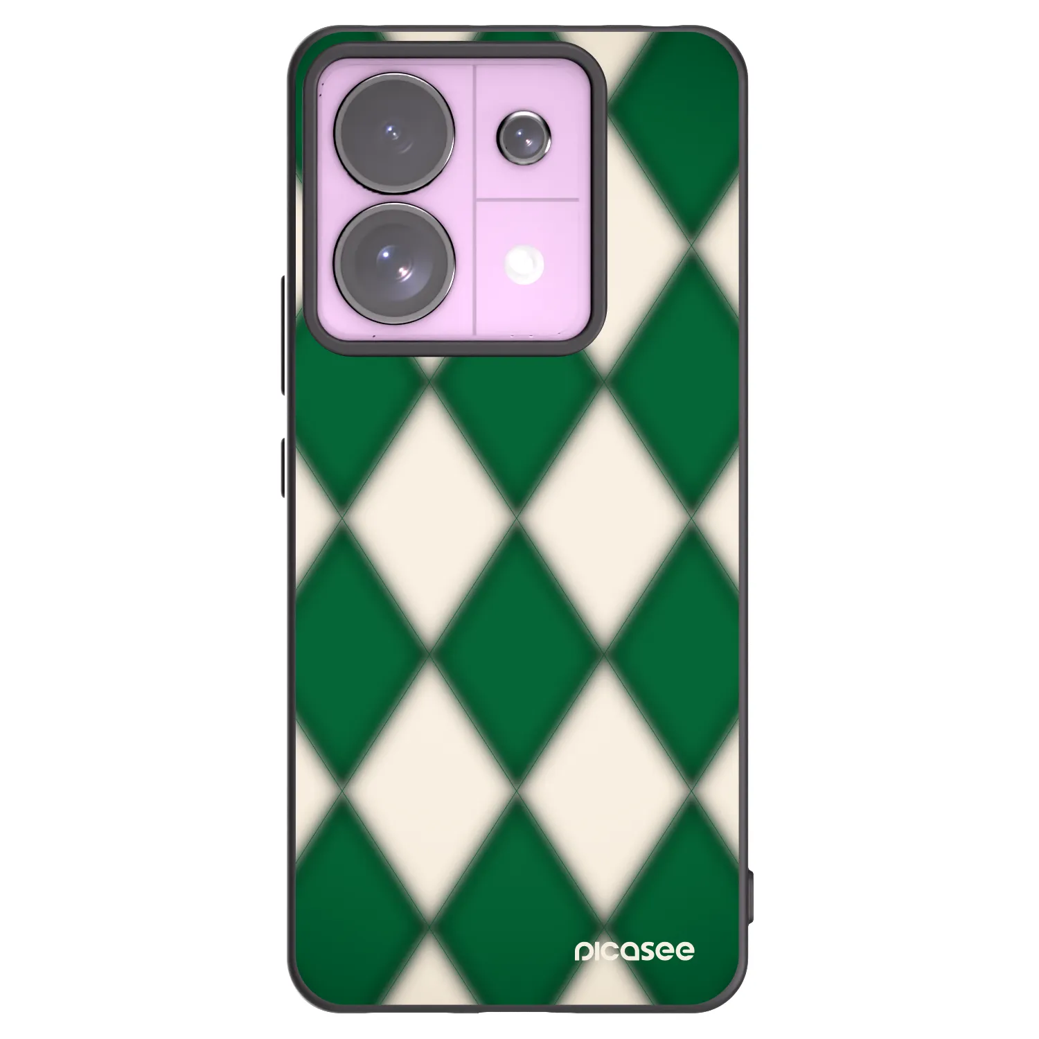 Picasee Μαύρη θήκη σιλικόνης για Xiaomi Redmi Note 13 Pro 5G - Emerald Diamond