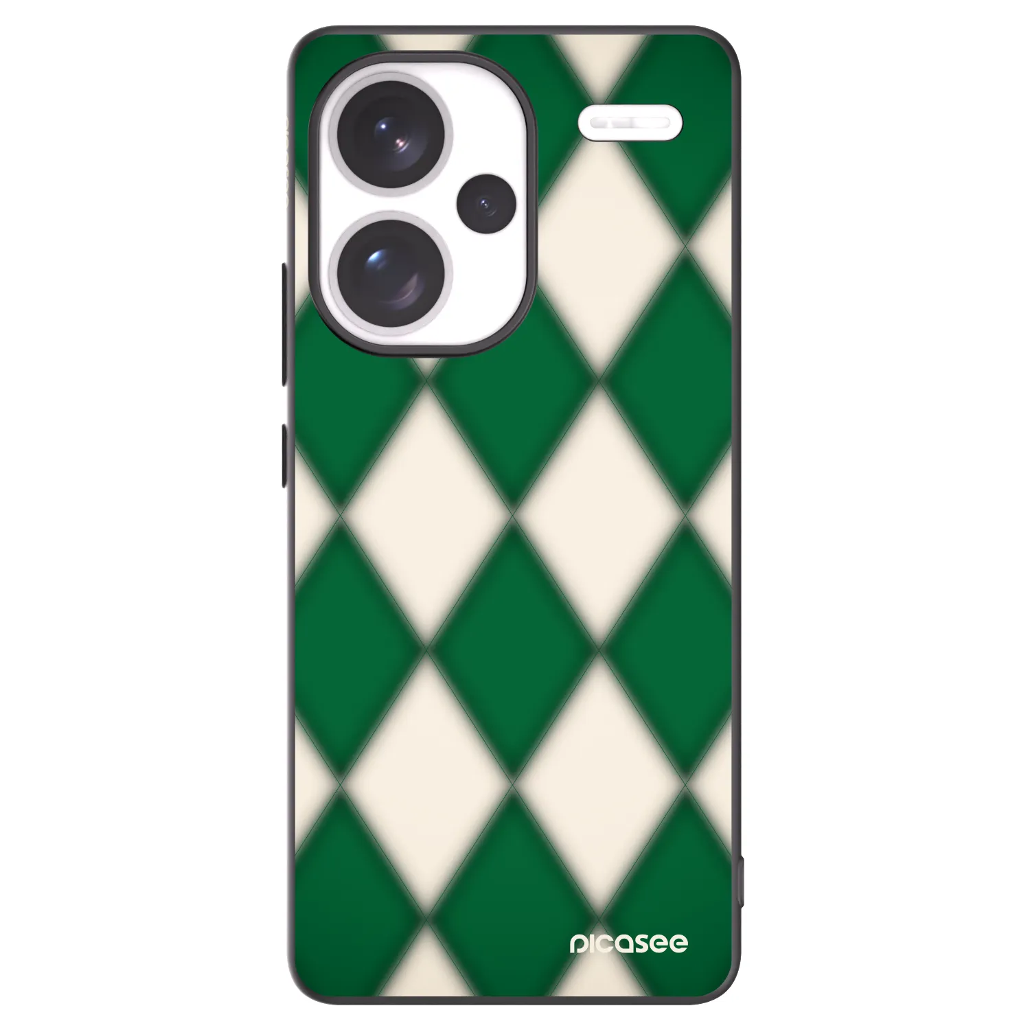 Picasee Μαύρη θήκη σιλικόνης για Xiaomi Redmi Note 13 Pro+ 5G - Emerald Diamond