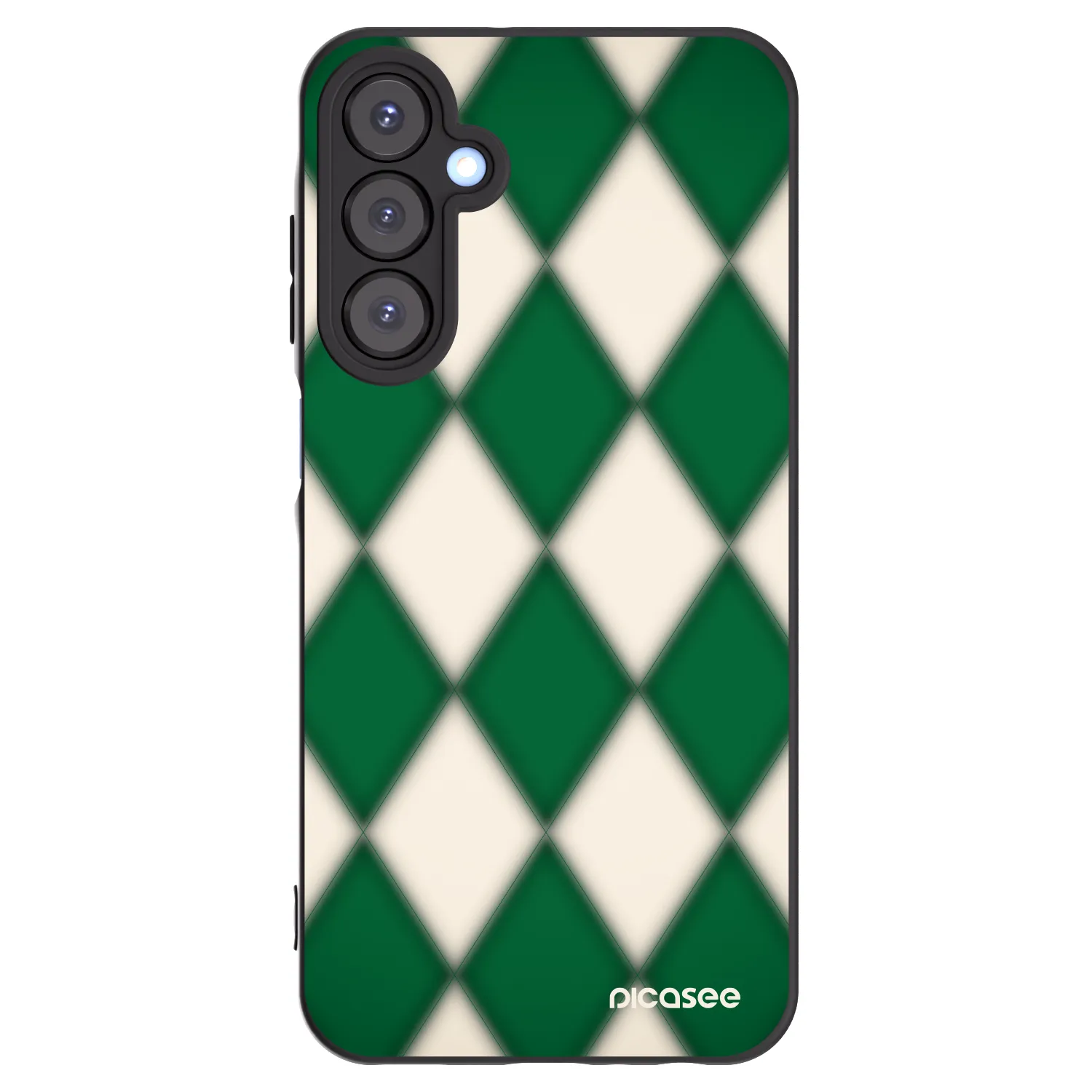 Picasee Μαύρη θήκη σιλικόνης για Samsung Galaxy A25 A256B 5G - Emerald Diamond