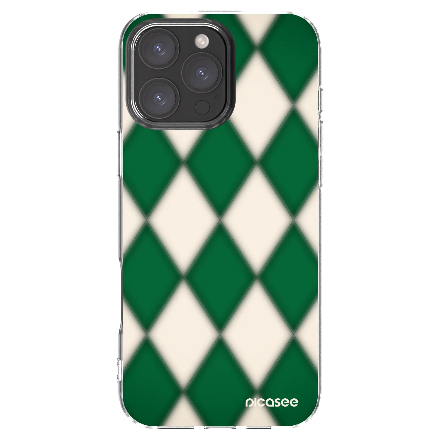 Picasee διαφανής θήκη σιλικόνης Apple iPhone 16 Pro Max - Emerald Diamond