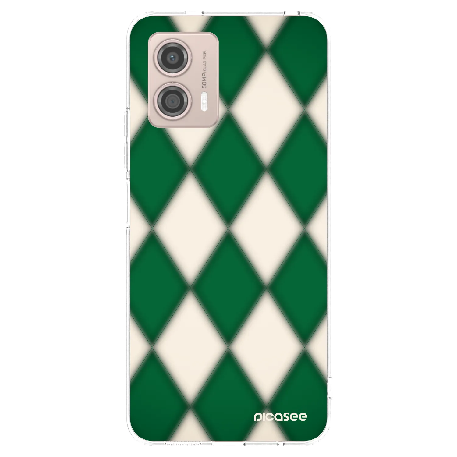 Picasee διαφανής θήκη σιλικόνης Motorola Moto G53 5G - Emerald Diamond