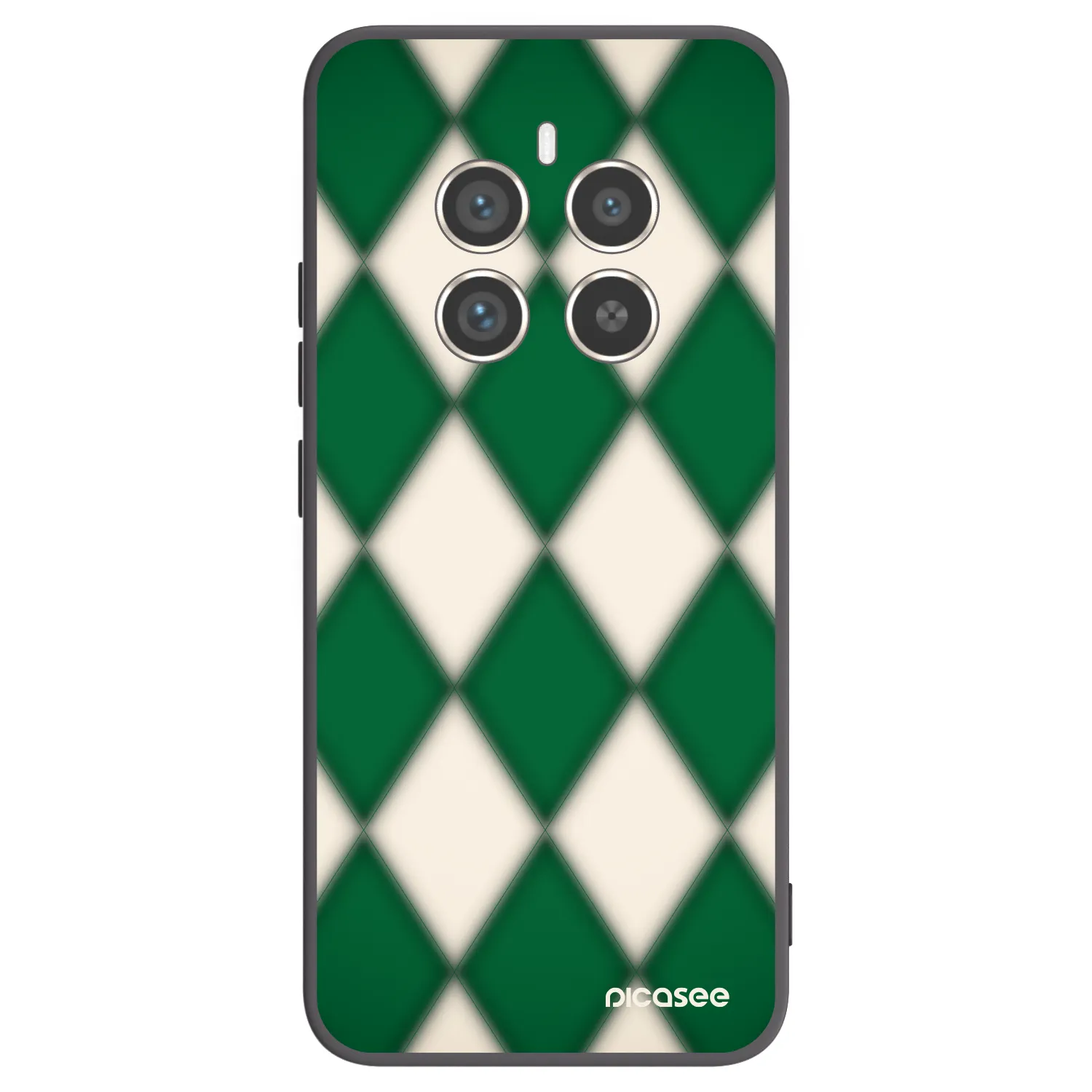 Picasee Μαύρη θήκη σιλικόνης για Realme 12 Pro 5G - Emerald Diamond