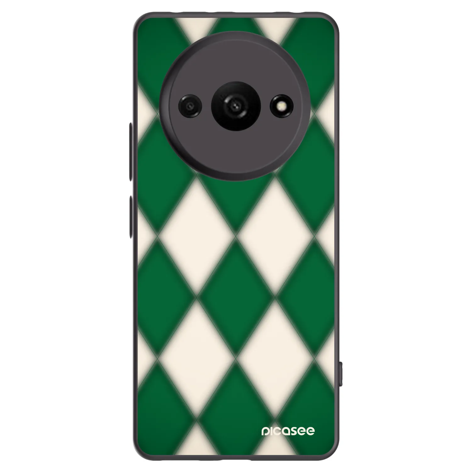 Picasee Μαύρη θήκη σιλικόνης για Xiaomi Redmi A3 - Emerald Diamond