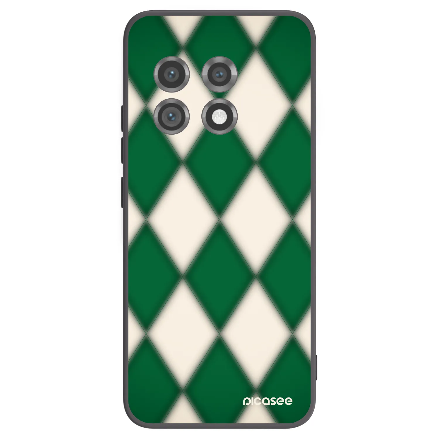 Picasee Μαύρη θήκη σιλικόνης για OnePlus 11 5G - Emerald Diamond