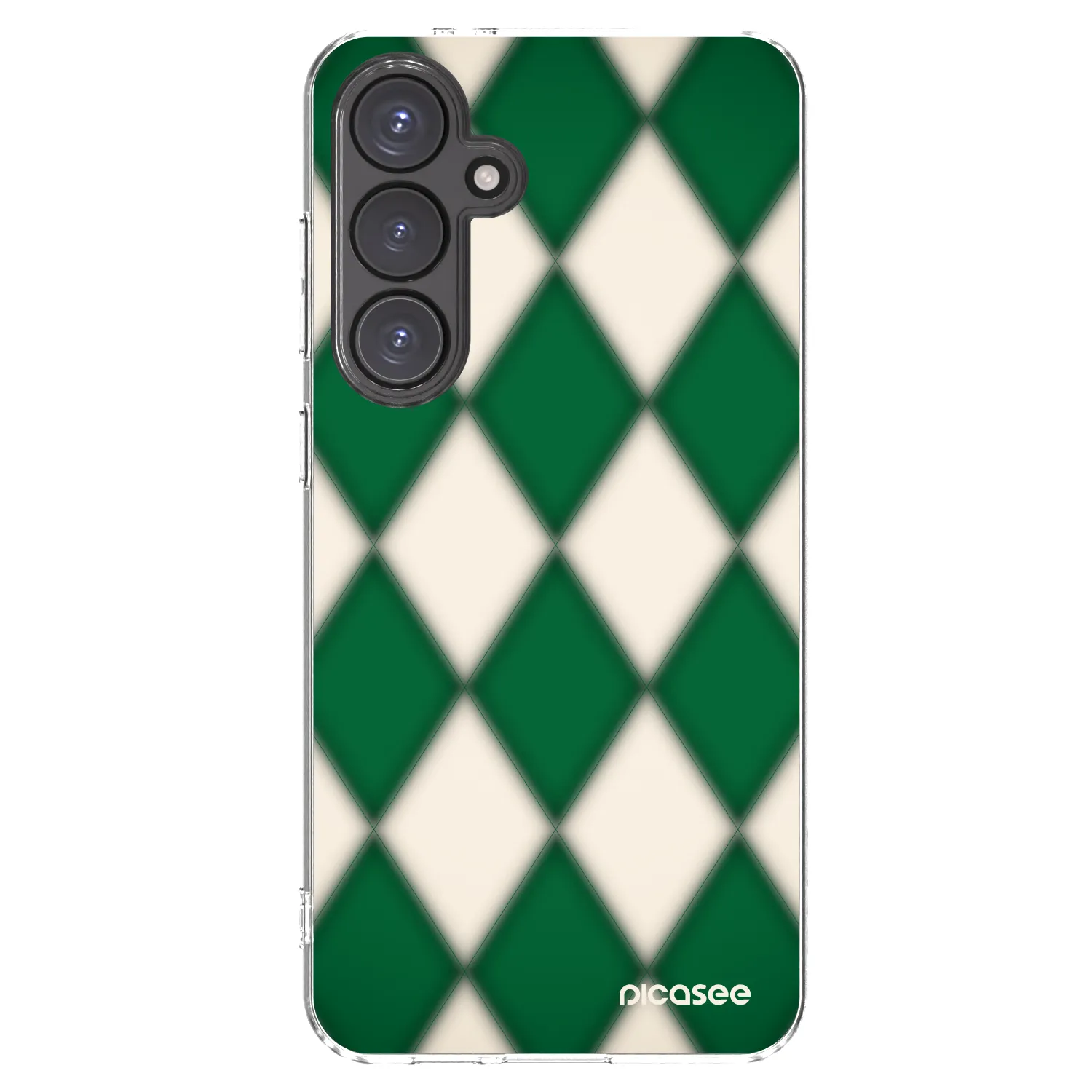 Picasee διαφανής θήκη σιλικόνης Samsung Galaxy S24 FE S721B - Emerald Diamond