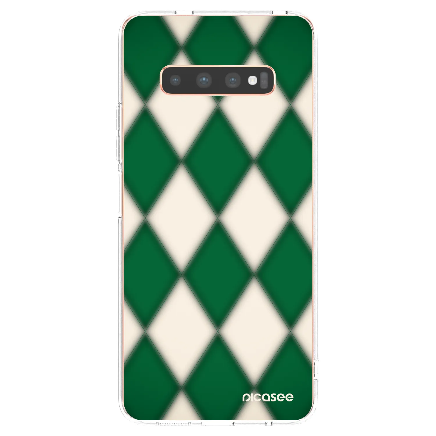 Picasee διαφανής θήκη σιλικόνης Samsung Galaxy S10 Plus G975 - Emerald Diamond