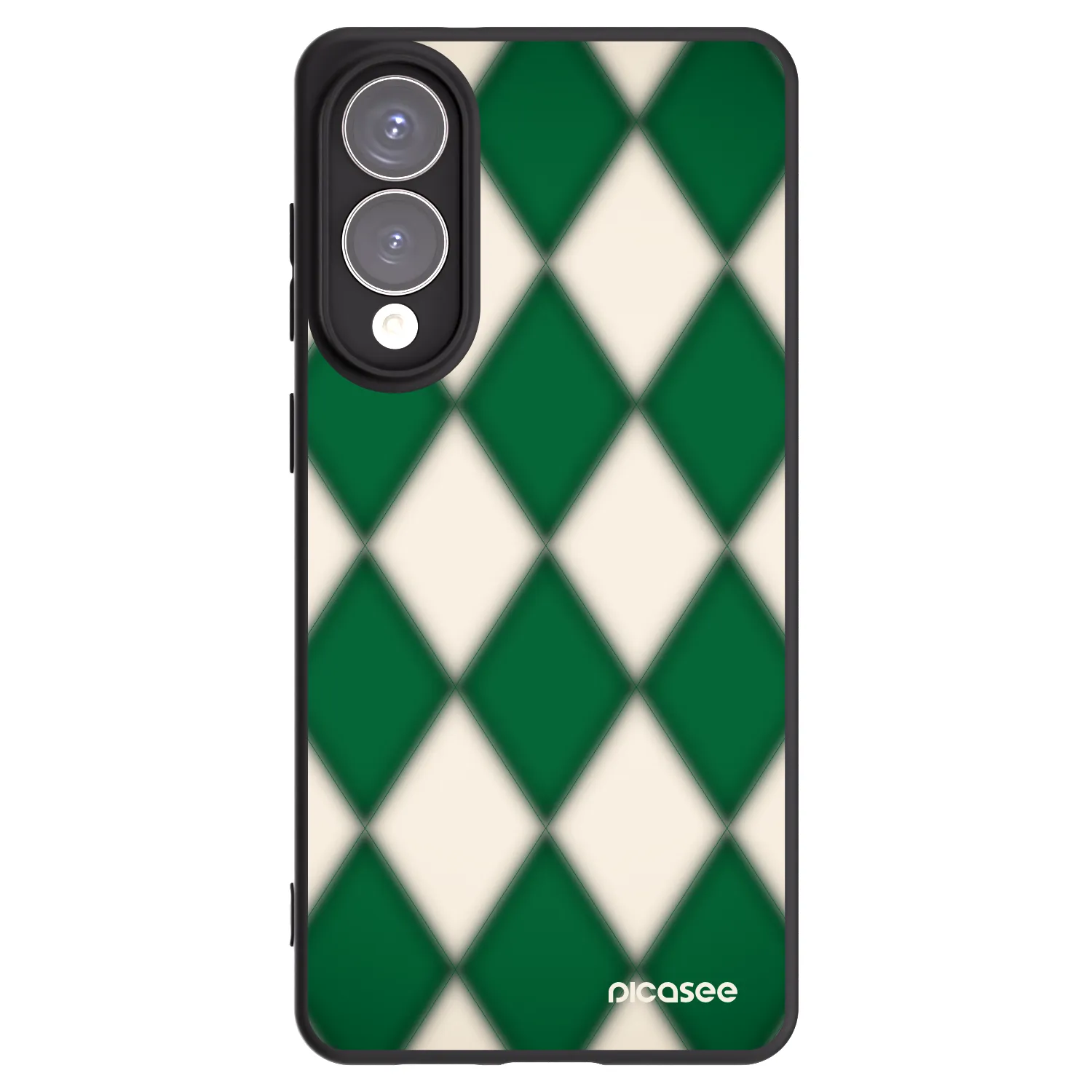 Picasee Μαύρη θήκη σιλικόνης για Samsung Galaxy S25 Edge 5G - Emerald Diamond