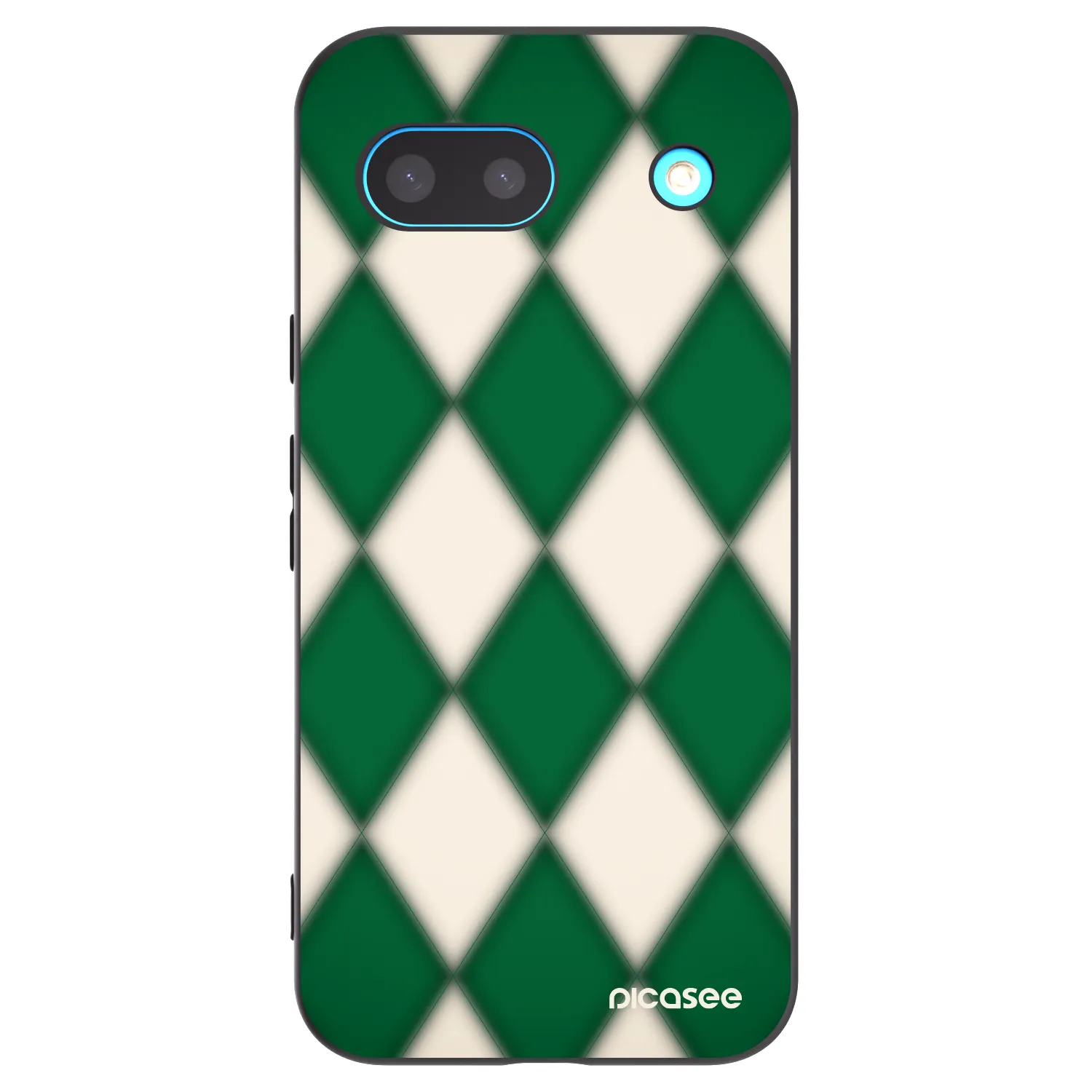 Picasee Μαύρη θήκη σιλικόνης για Google Pixel 8 - Emerald Diamond