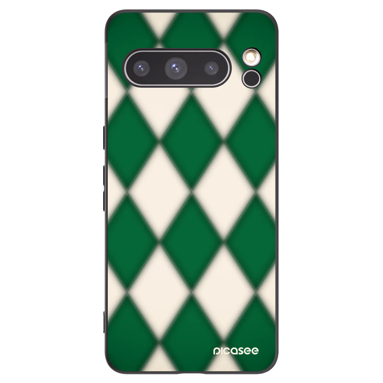 Picasee Μαύρη θήκη σιλικόνης για Google Pixel 8 Pro - Emerald Diamond