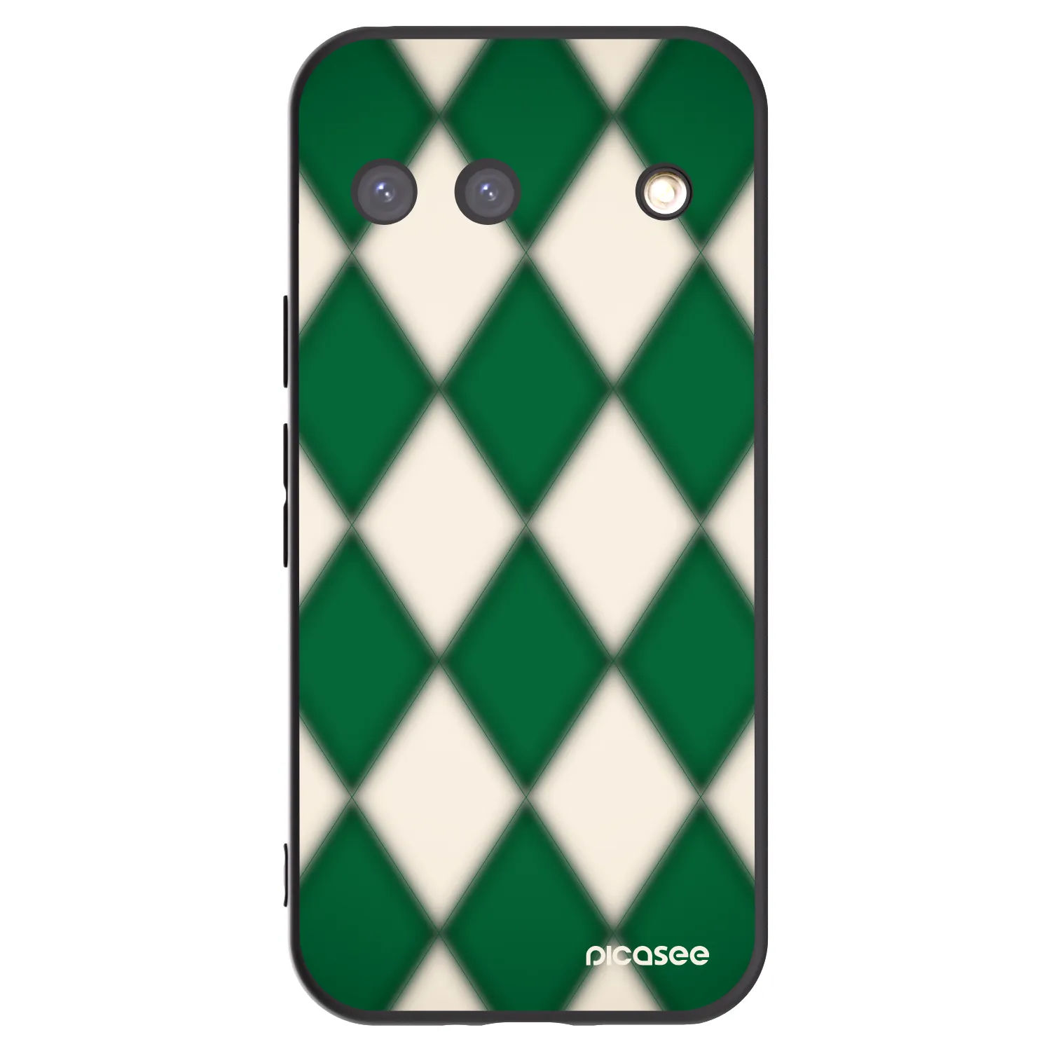 Picasee Μαύρη θήκη σιλικόνης για Google Pixel 9 - Emerald Diamond