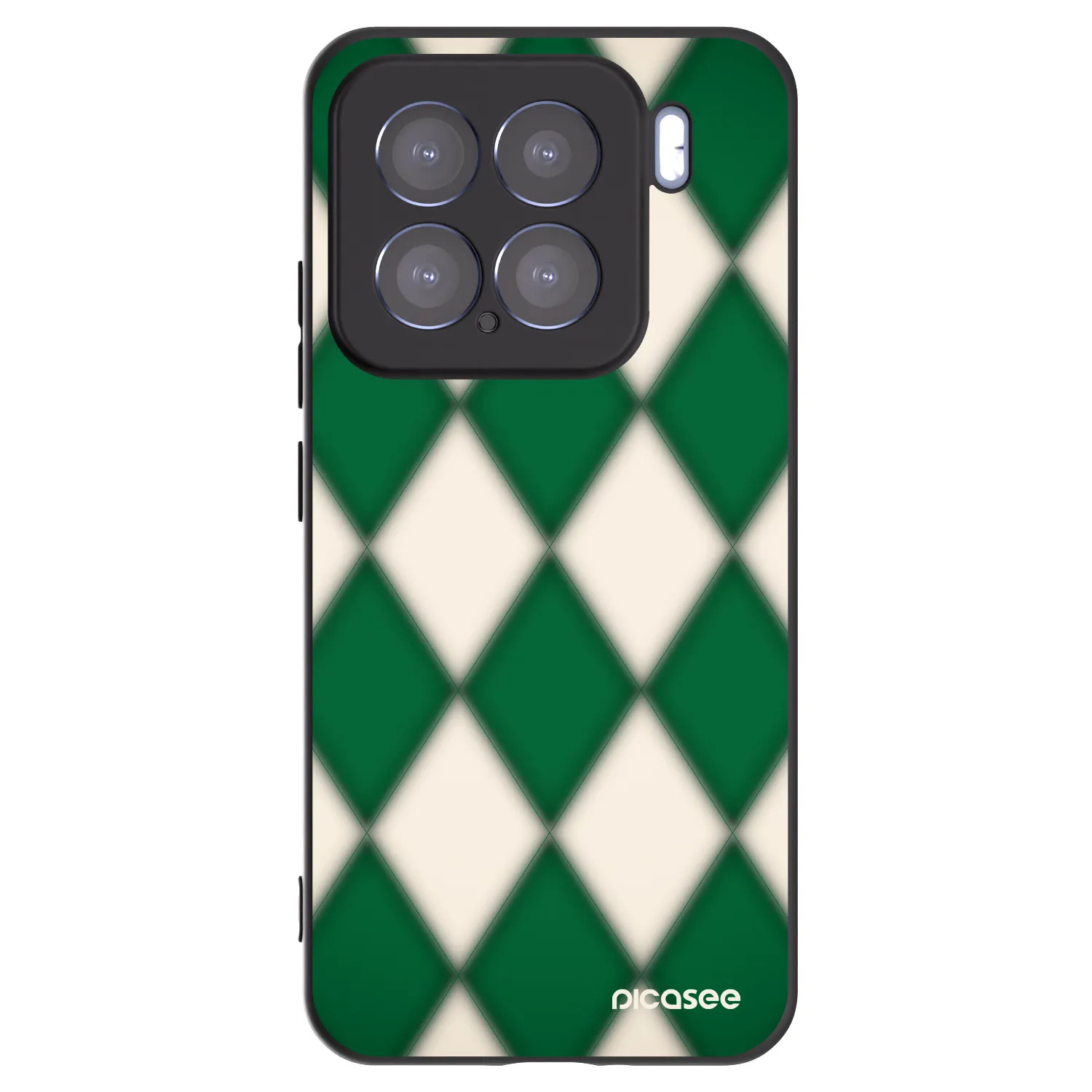 Picasee Μαύρη θήκη σιλικόνης για Xiaomi 15 - Emerald Diamond