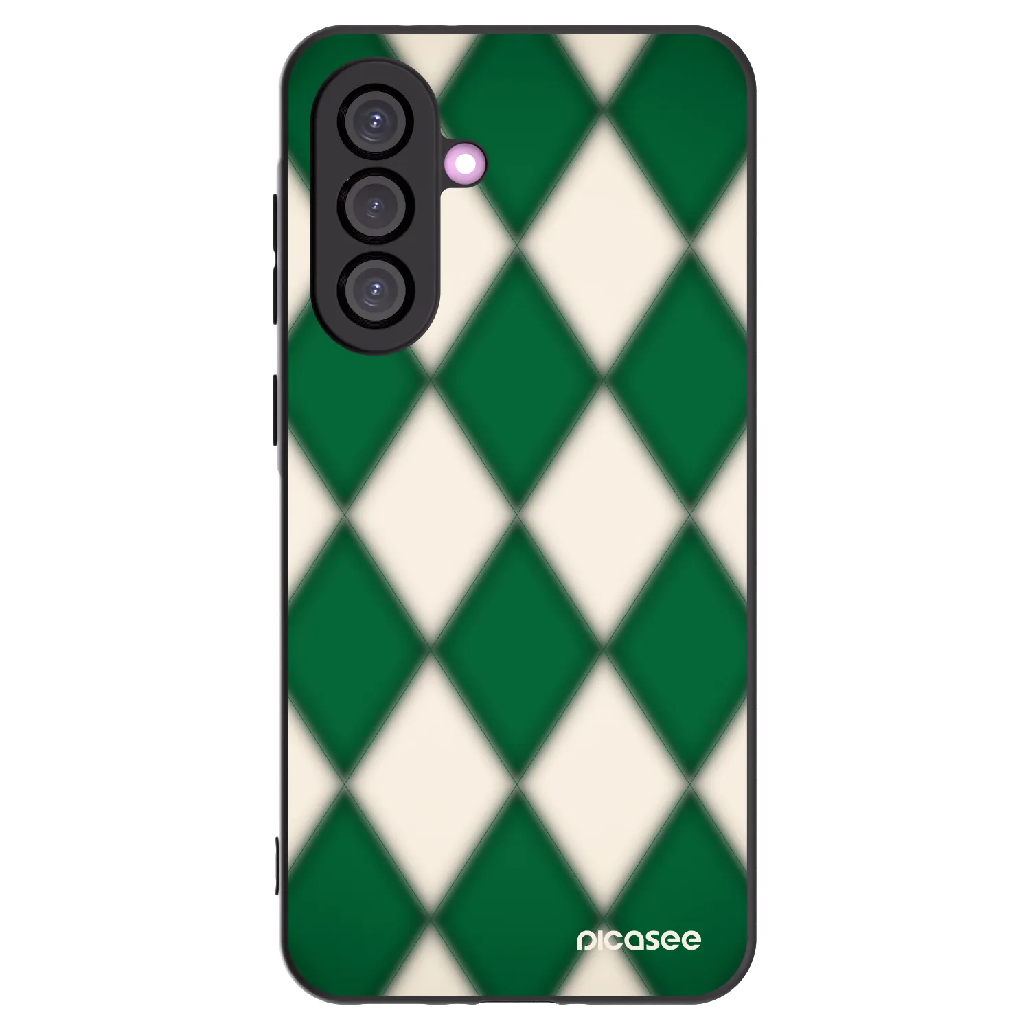 Picasee Μαύρη θήκη σιλικόνης για Samsung Galaxy A56 5G A566B - Emerald Diamond