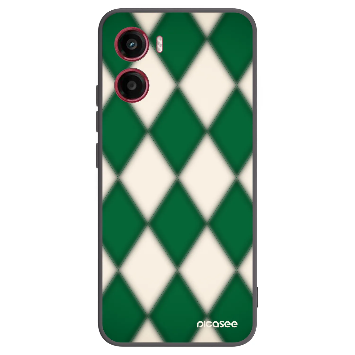 Picasee Μαύρη θήκη σιλικόνης για Motorola Moto G05 - Emerald Diamond