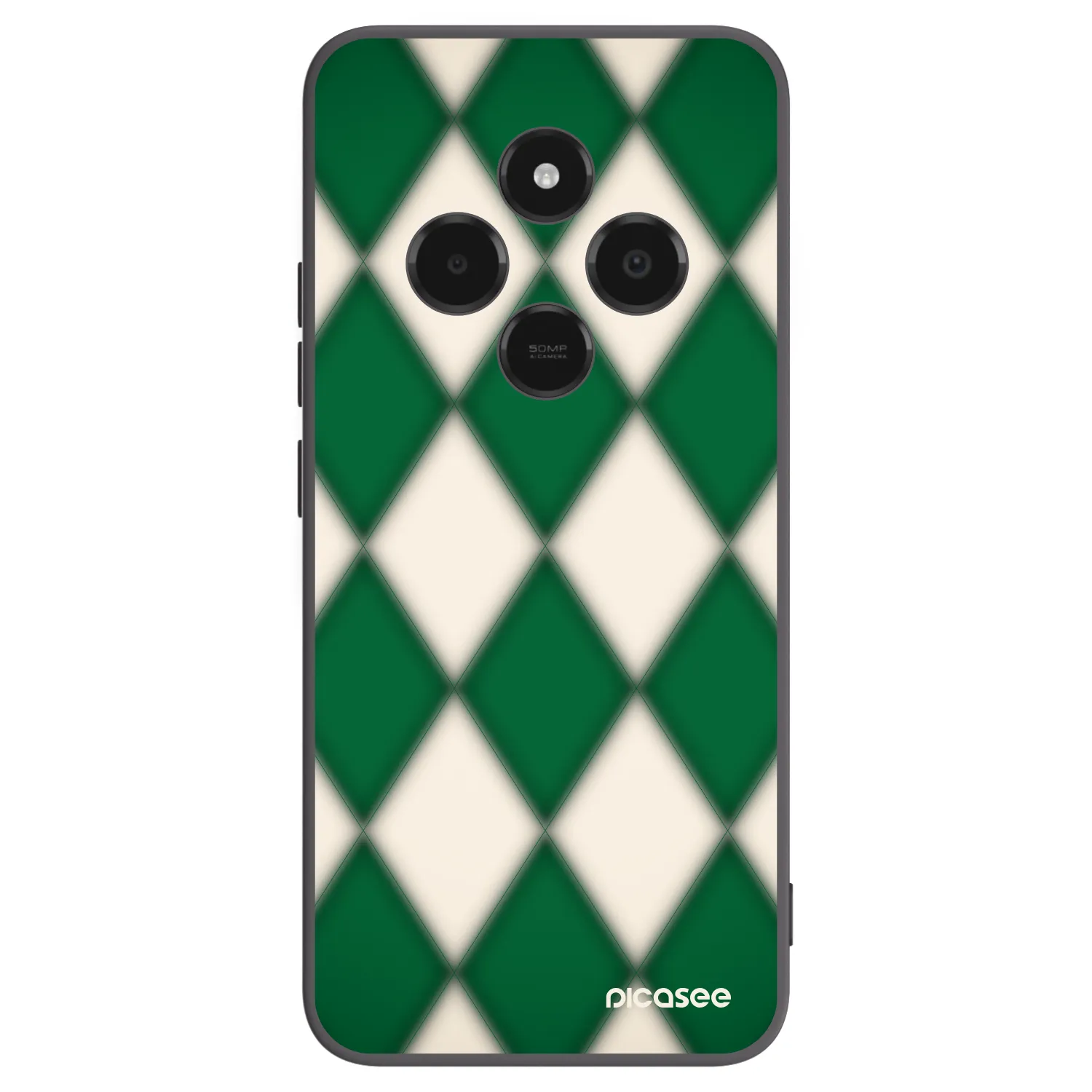 Picasee Μαύρη θήκη σιλικόνης για Xiaomi Poco C75 - Emerald Diamond