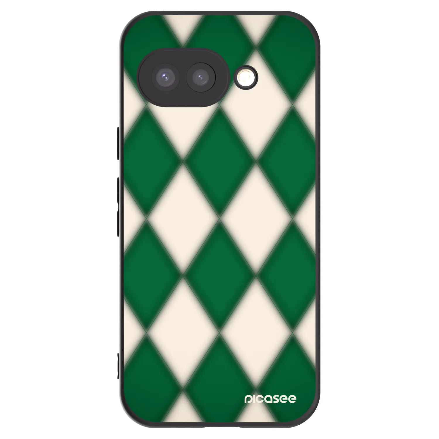 Picasee Μαύρη θήκη σιλικόνης για Google Pixel 9a - Emerald Diamond
