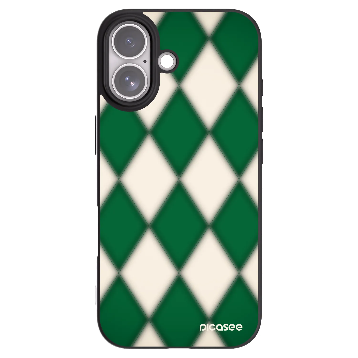 Picasee Μαύρη θήκη σιλικόνης για Apple iPhone 17 - Emerald Diamond