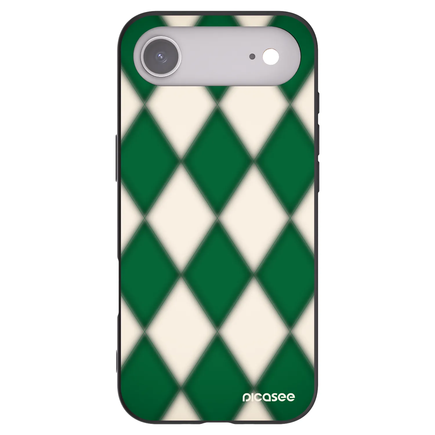 Picasee Μαύρη θήκη σιλικόνης για Apple iPhone Air - Emerald Diamond