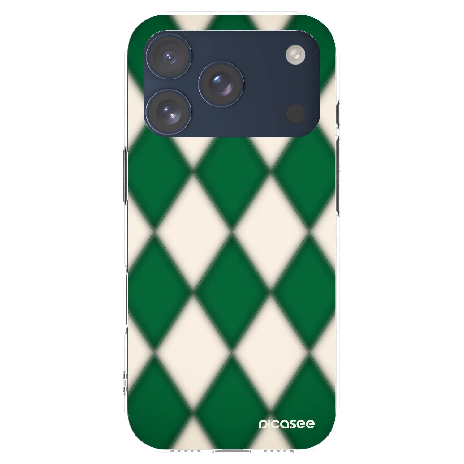 Picasee διαφανής θήκη σιλικόνης Apple iPhone 17 Pro - Emerald Diamond