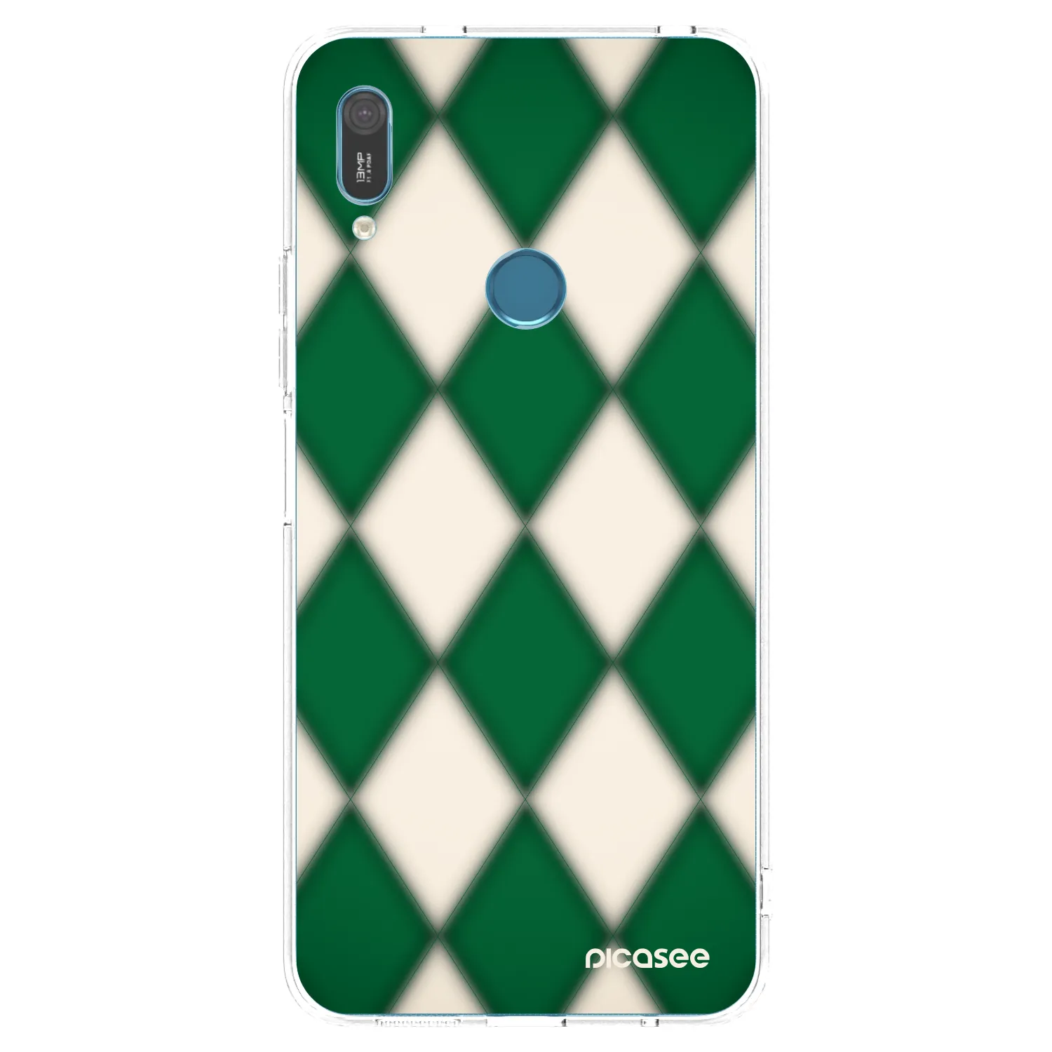 Picasee διαφανής θήκη σιλικόνης Huawei Y6 2019 - Emerald Diamond