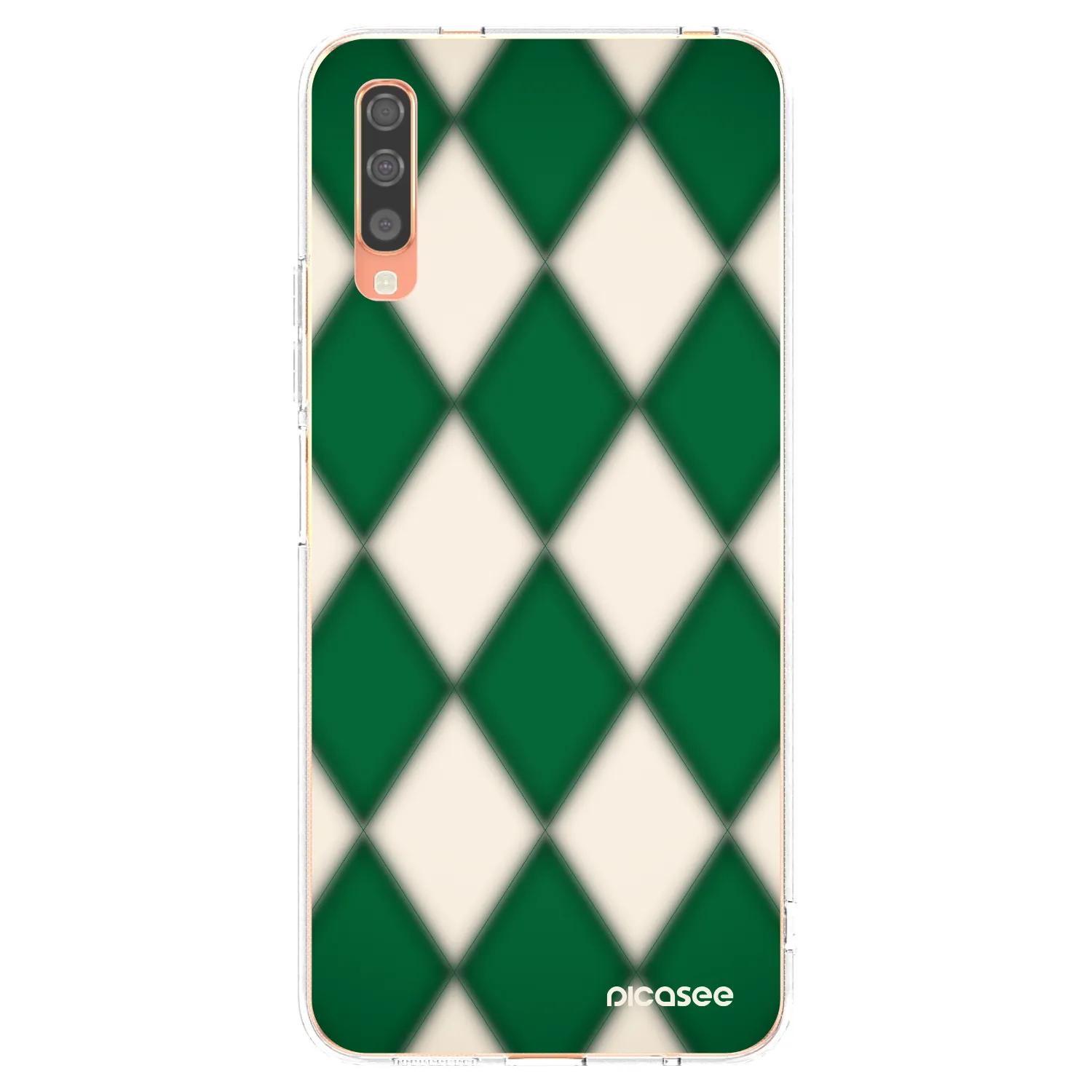Picasee διαφανής θήκη σιλικόνης Samsung Galaxy A70 A705F - Emerald Diamond