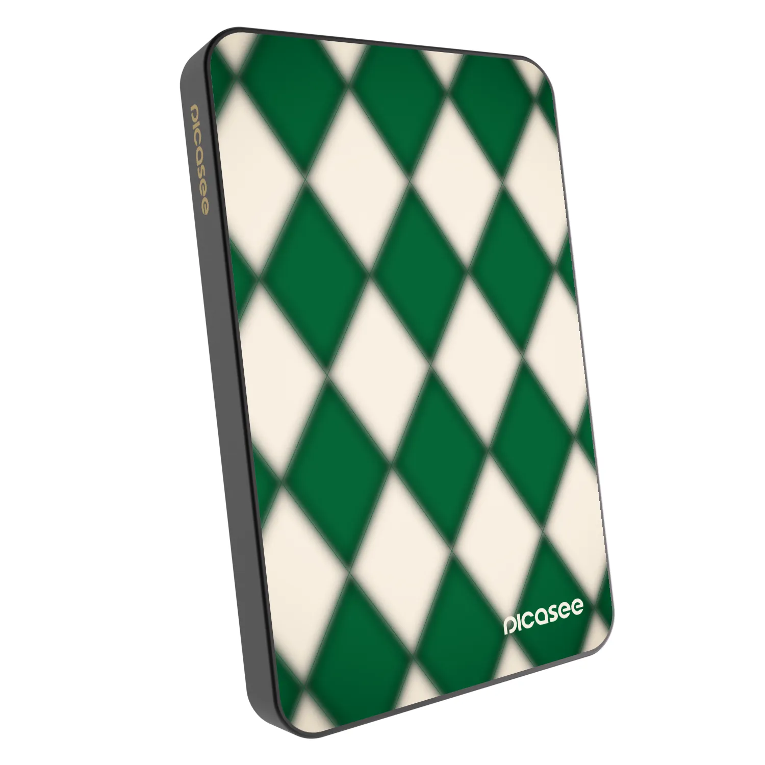 Picasee Powerbank με MagSafe 5 000 mAh Γκρί - Emerald Diamond