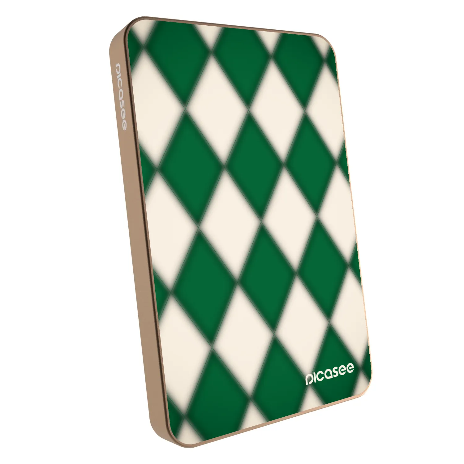 Picasee Powerbank με MagSafe 5 000 mAh Χρυσαφένιος - Emerald Diamond
