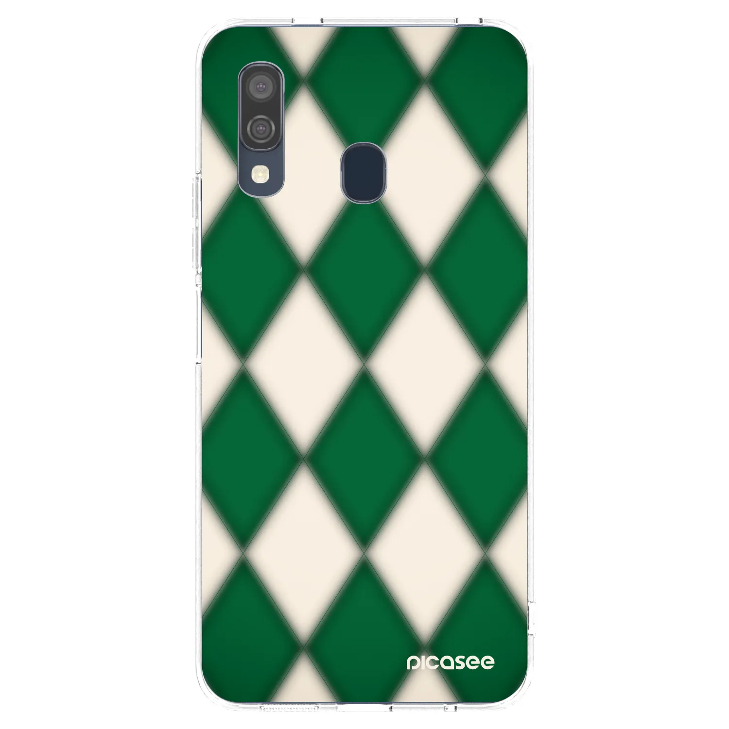 Picasee διαφανής θήκη σιλικόνης Samsung Galaxy A40 A405F - Emerald Diamond