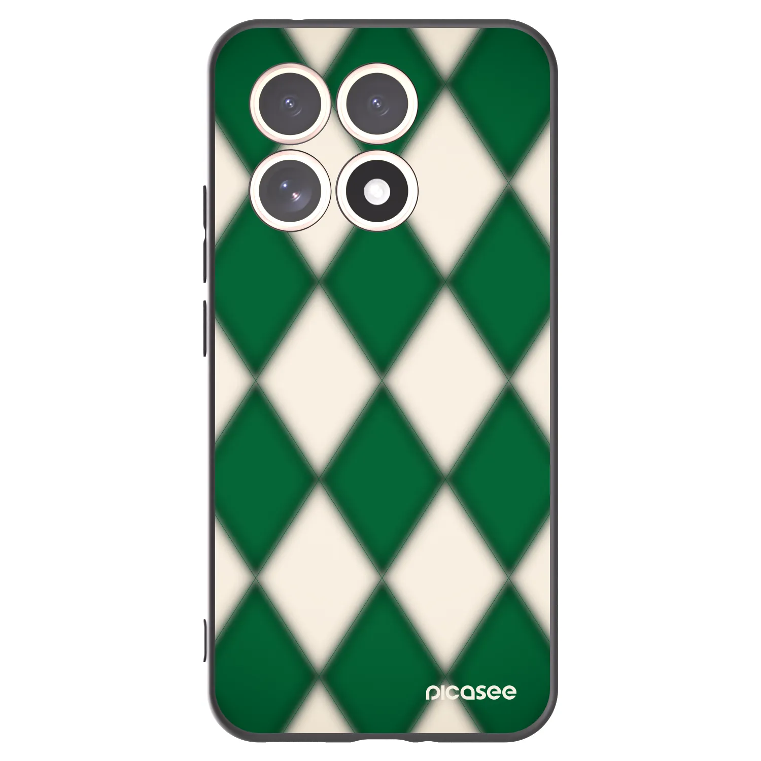Picasee Μαύρη θήκη σιλικόνης για Xiaomi 15T - Emerald Diamond