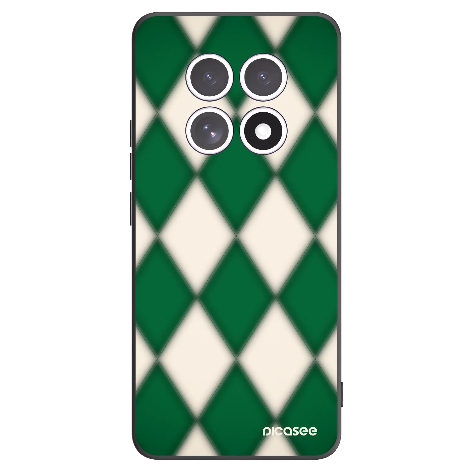 Picasee Μαύρη θήκη σιλικόνης για Xiaomi Redmi Note 15 - Emerald Diamond