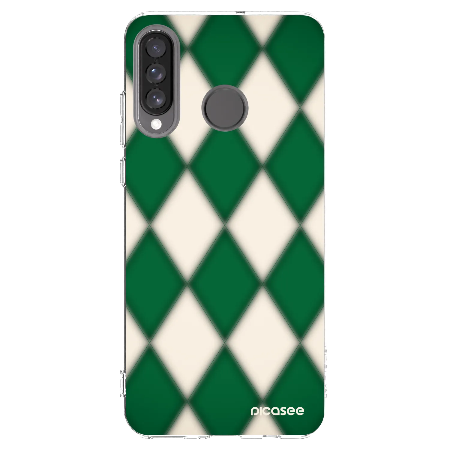 Picasee διαφανής θήκη σιλικόνης Huawei P30 Lite - Emerald Diamond