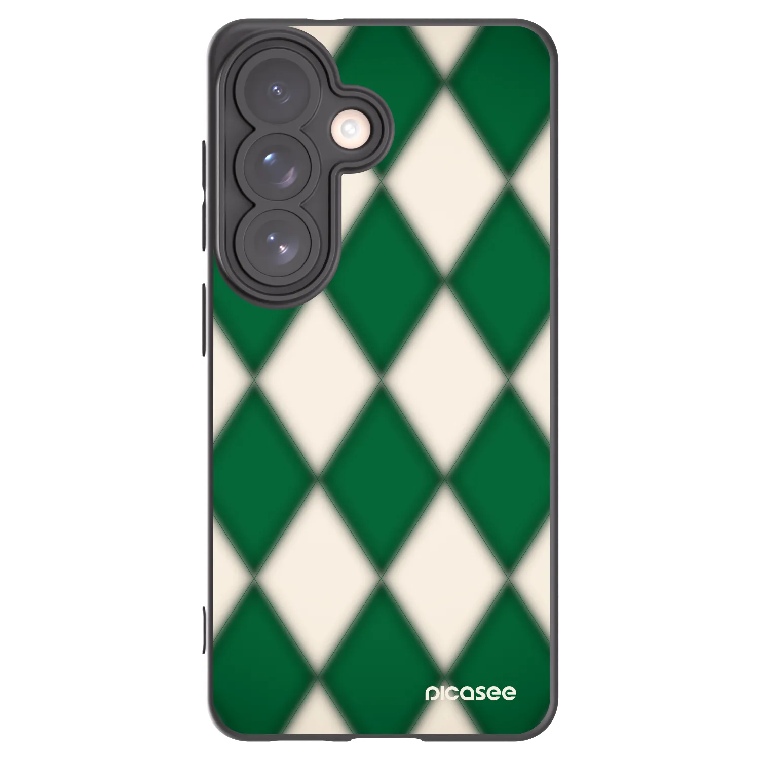 Picasee Μαύρη θήκη σιλικόνης για Samsung Galaxy S26 - Emerald Diamond