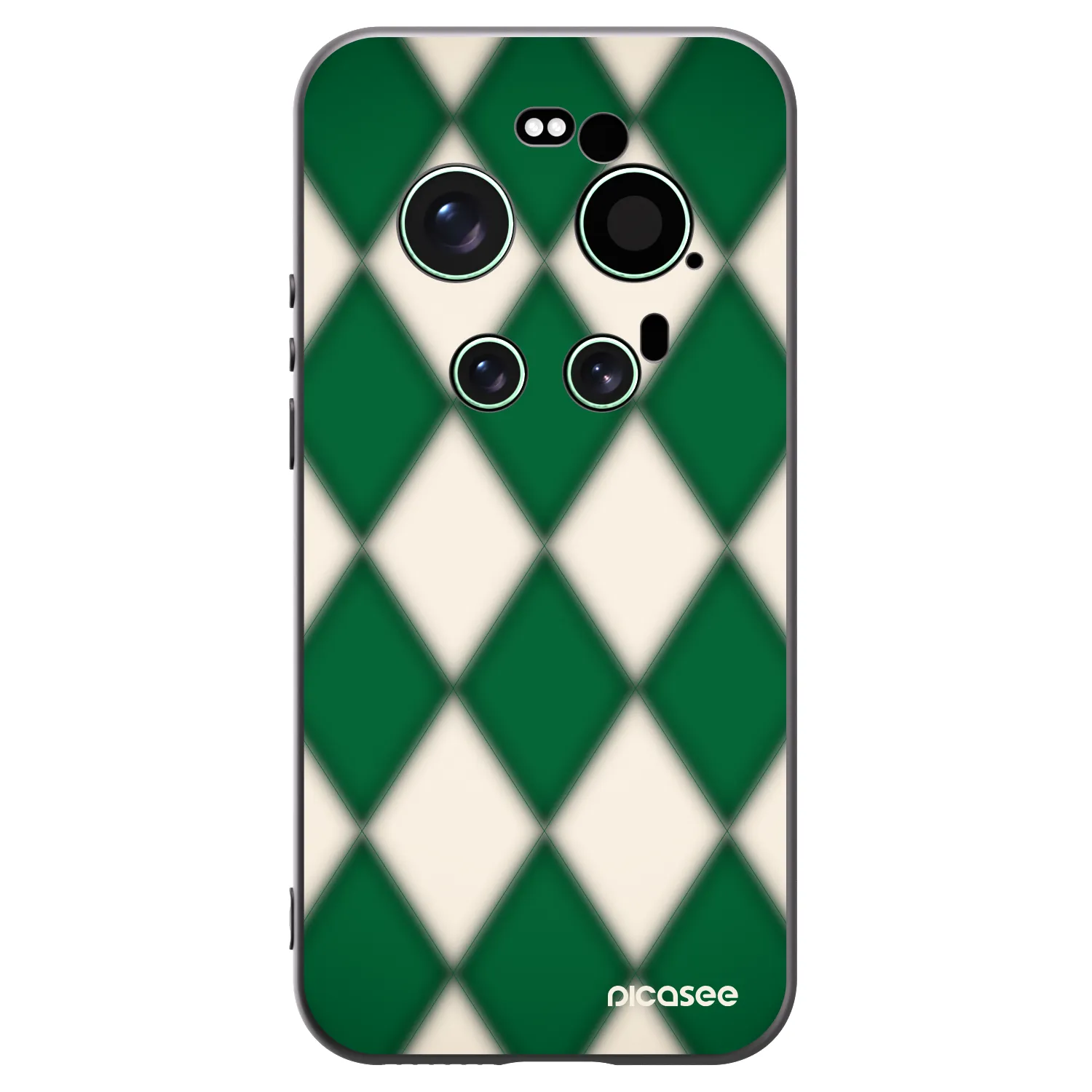 Picasee Μαύρη θήκη σιλικόνης για Xiaomi 17 Ultra - Emerald Diamond