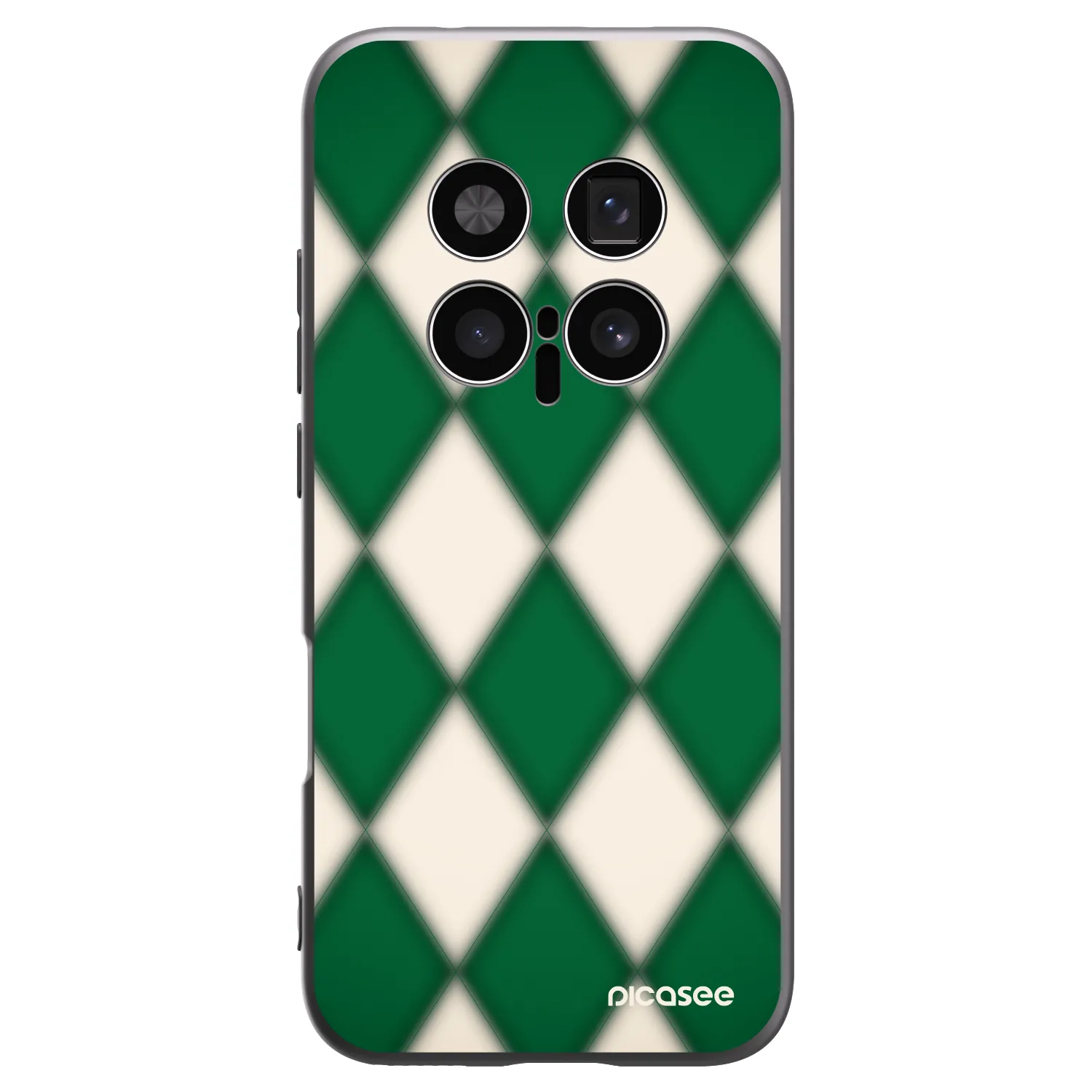 Picasee Μαύρη θήκη σιλικόνης για Honor Magic8 Pro 5G - Emerald Diamond
