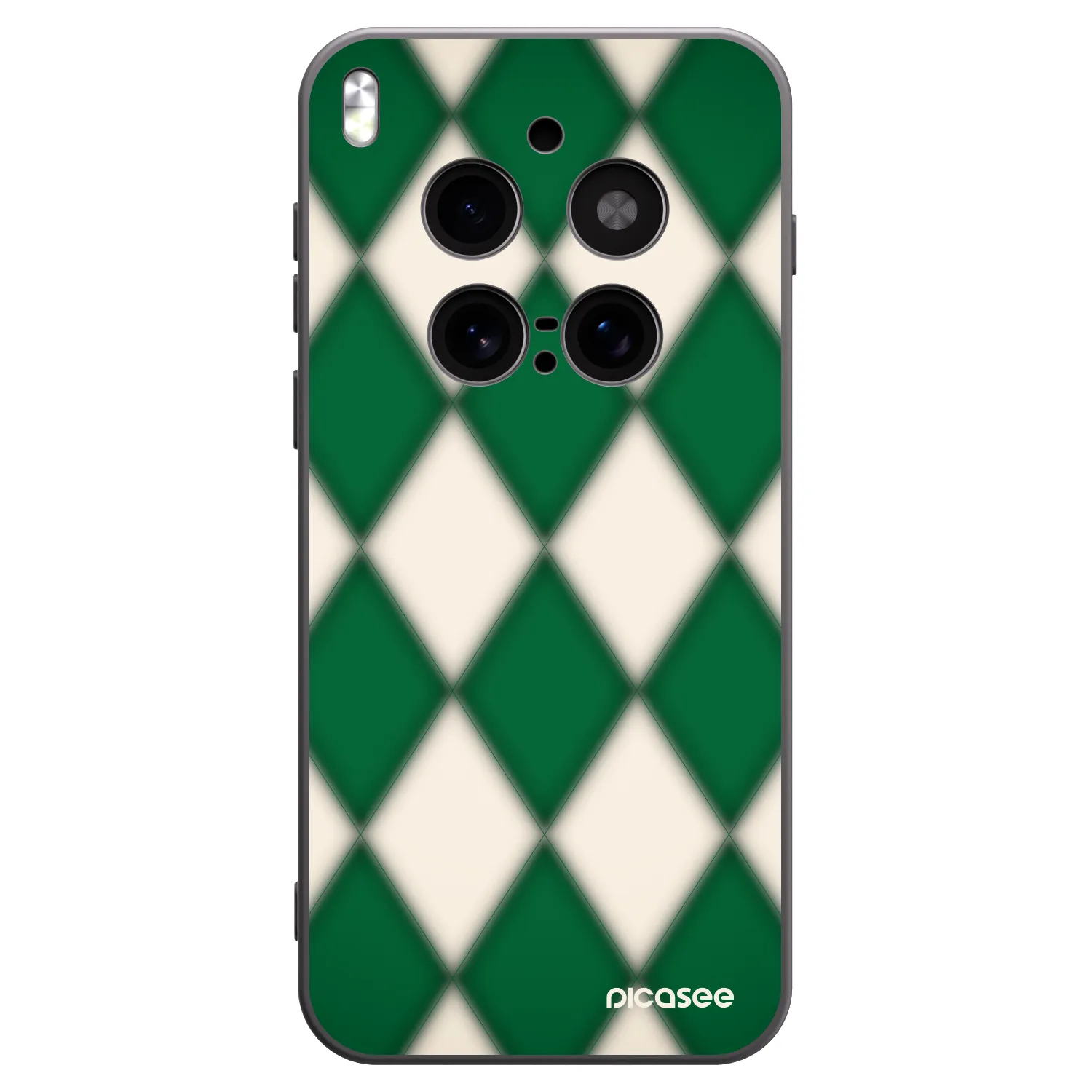 Picasee Μαύρη θήκη σιλικόνης για Vivo X300 Pro - Emerald Diamond