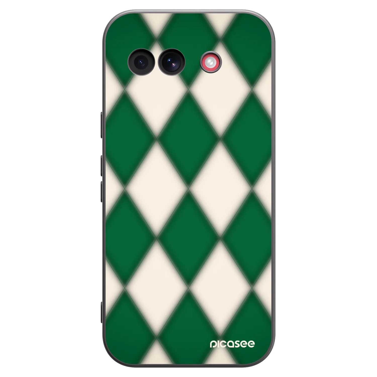 Picasee Μαύρη θήκη σιλικόνης για Google Pixel 10a - Emerald Diamond