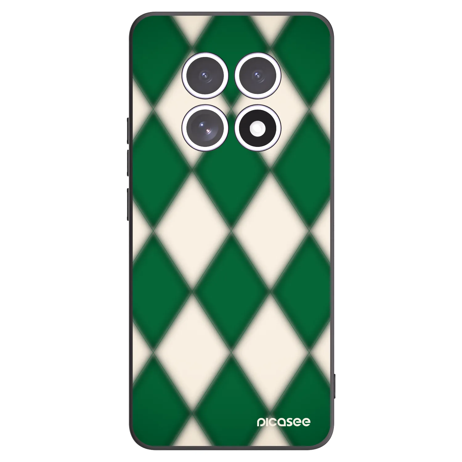 Picasee Μαύρη θήκη σιλικόνης για Xiaomi Redmi Note 15 5G - Emerald Diamond