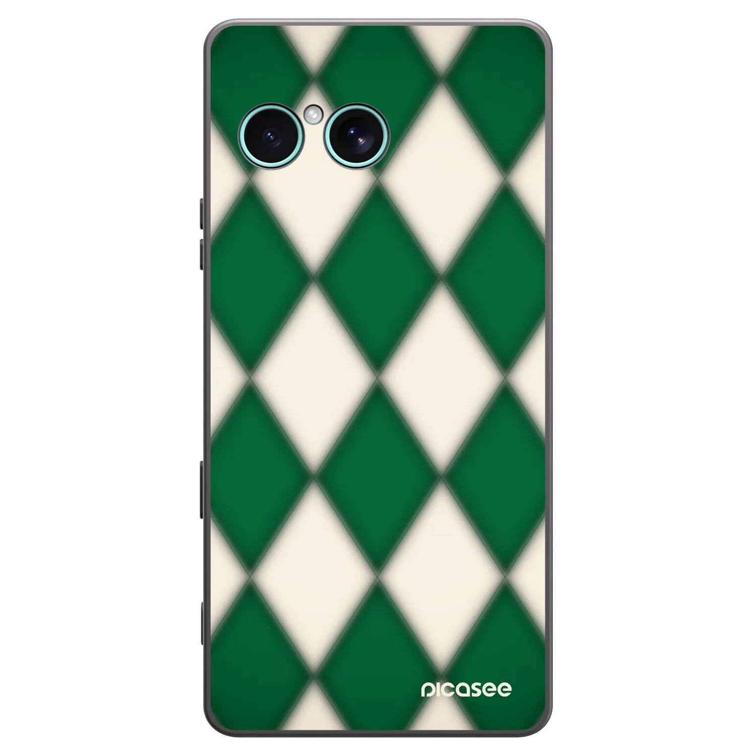Picasee Μαύρη θήκη σιλικόνης για Sony Xperia 10 VII - Emerald Diamond