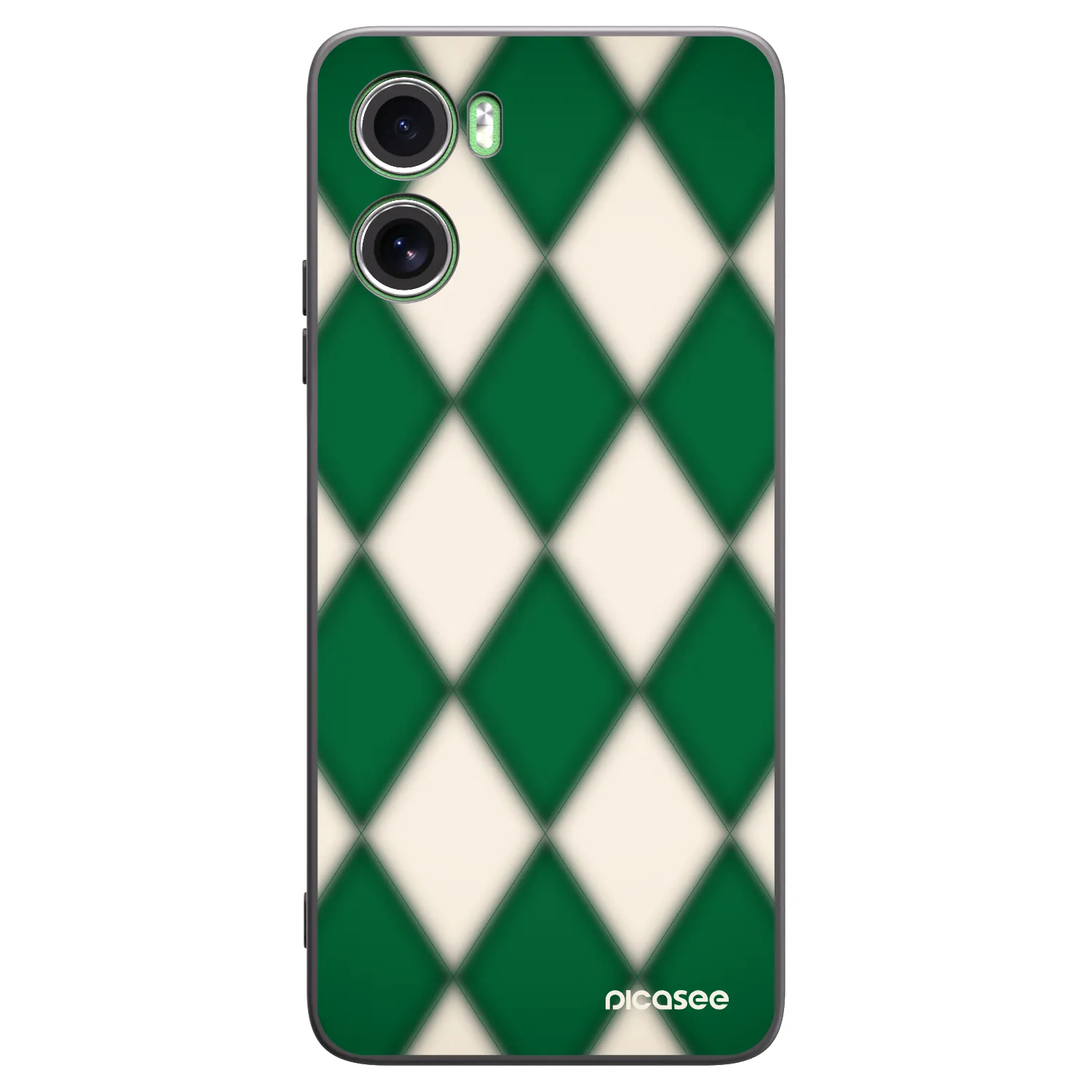 Picasee Μαύρη θήκη σιλικόνης για Motorola Moto G06 - Emerald Diamond
