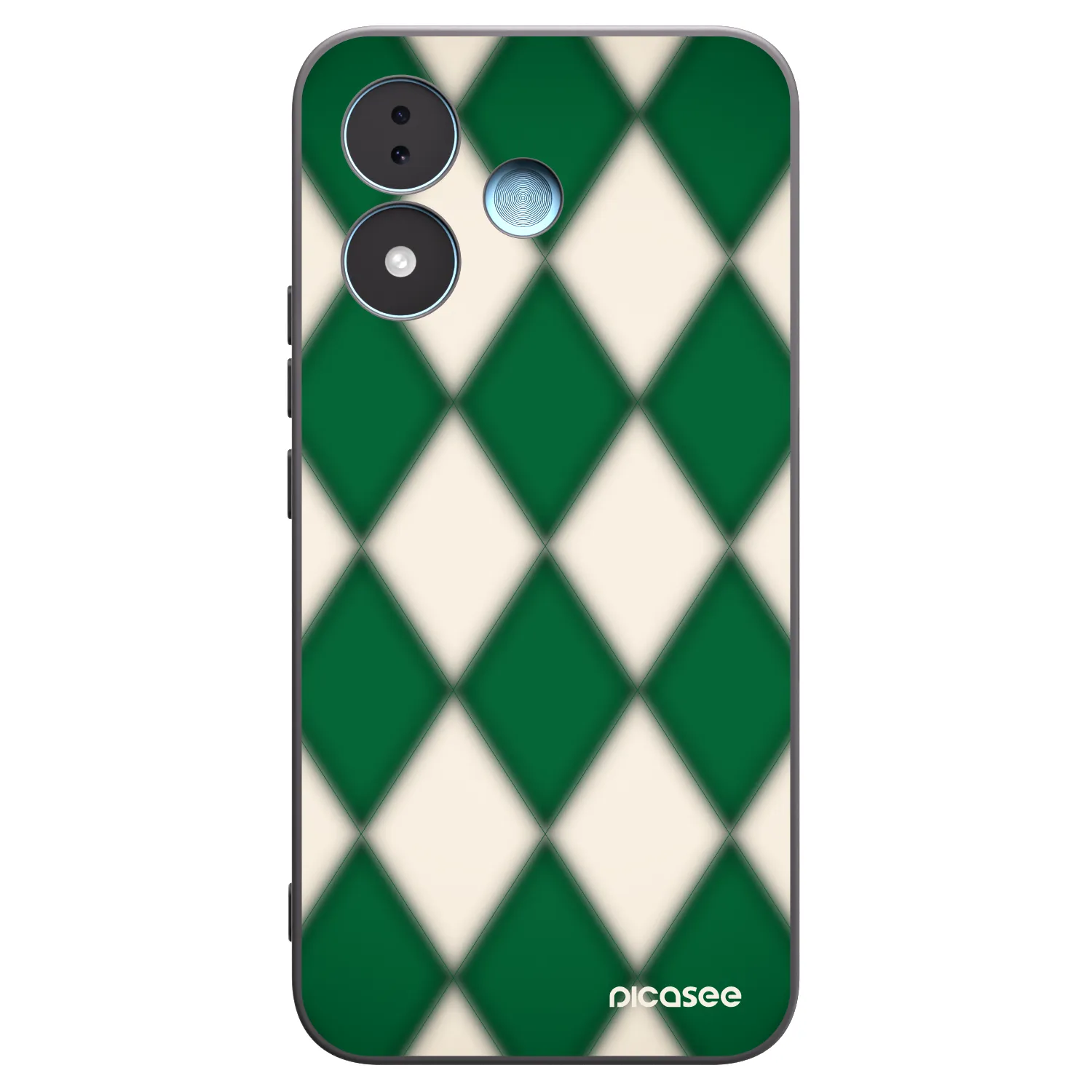 Picasee Μαύρη θήκη σιλικόνης για Xiaomi Redmi Note 17 5G - Emerald Diamond
