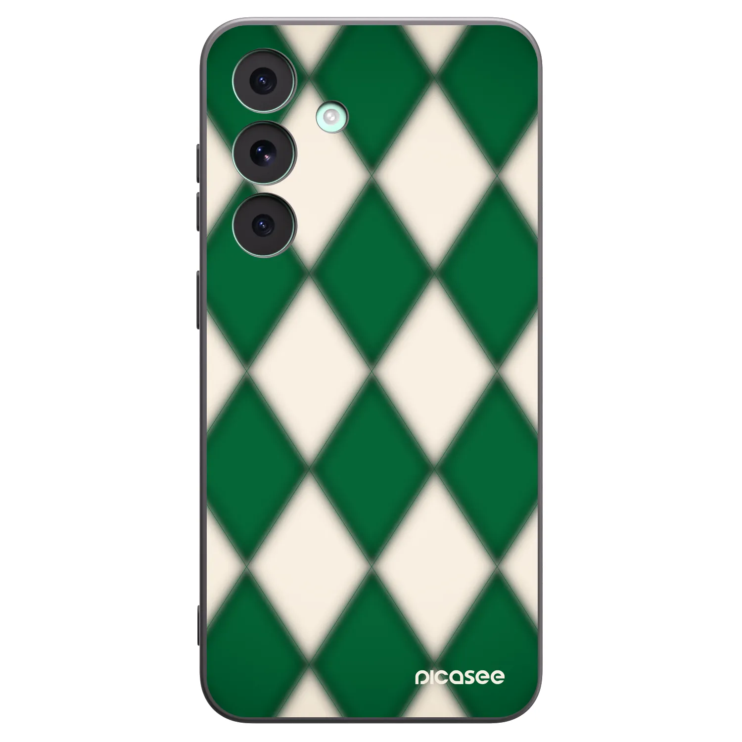 Picasee Μαύρη θήκη σιλικόνης για Samsung Galaxy S26 FE - Emerald Diamond